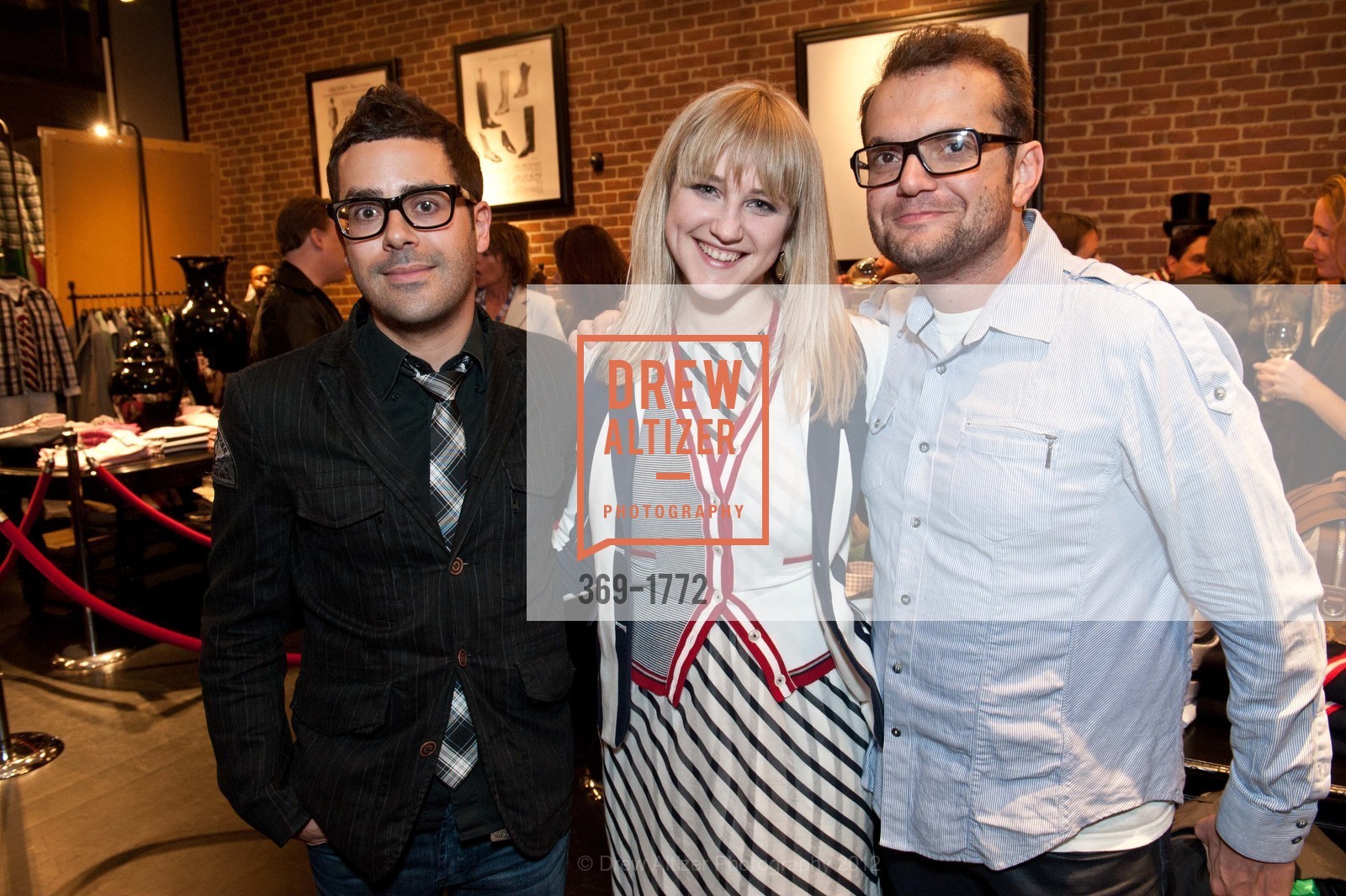 Sam Elzway, Maggie Clarkson, Ethan Malis, BROOKS BROTHERS hosts book-signing with BRAD GORESKI, Brooks Brothers, April 24th, 2012, Photo #369-1772 Sam Elzway, Maggie Clarkson, Ethan Malis, Photo #369-1772