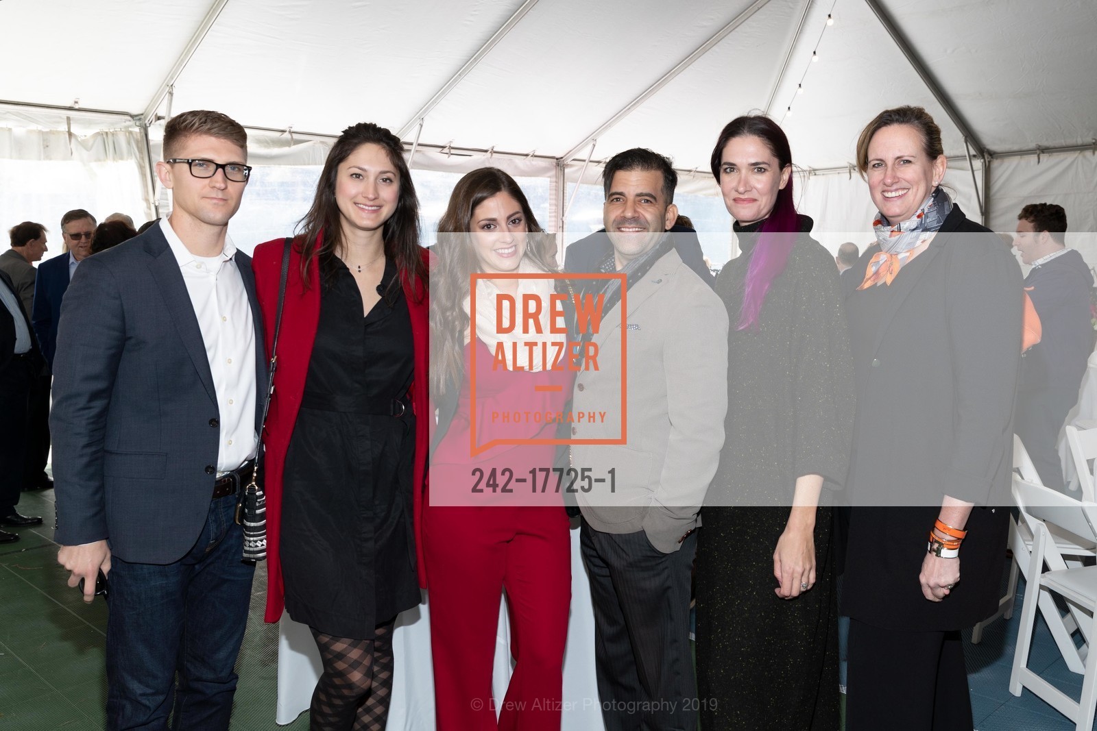 Steve Umbleby, Kyrsti Schwarz, Lauren Albanese, Jedd Deangelis, Flynn Adams, Siobhan McDermott, Open Hearts Foundation Benefactor Thank You Event 2019, Private Residence, February 17th, 2019, Photo #242-17725-1 Steve Umbleby, Kyrsti Schwarz, Lauren Albanese, Jedd Deangelis, Flynn Adams, Siobhan McDermott, Photo #242-17725-1