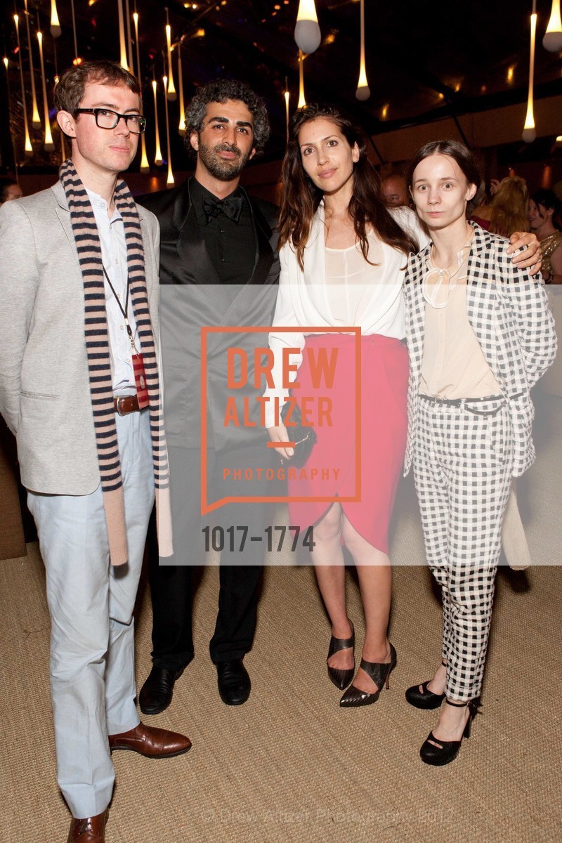 Edward King, Amir Morgazavi, Emma Morgazavi, Maria Kochetkova, SFMOMA's POST MODERN PARTY following the Modern Ball, US, April 25th, 2012, Photo #1017-1774 Edward King, Amir Morgazavi, Emma Morgazavi, Maria Kochetkova, Photo #1017-1774