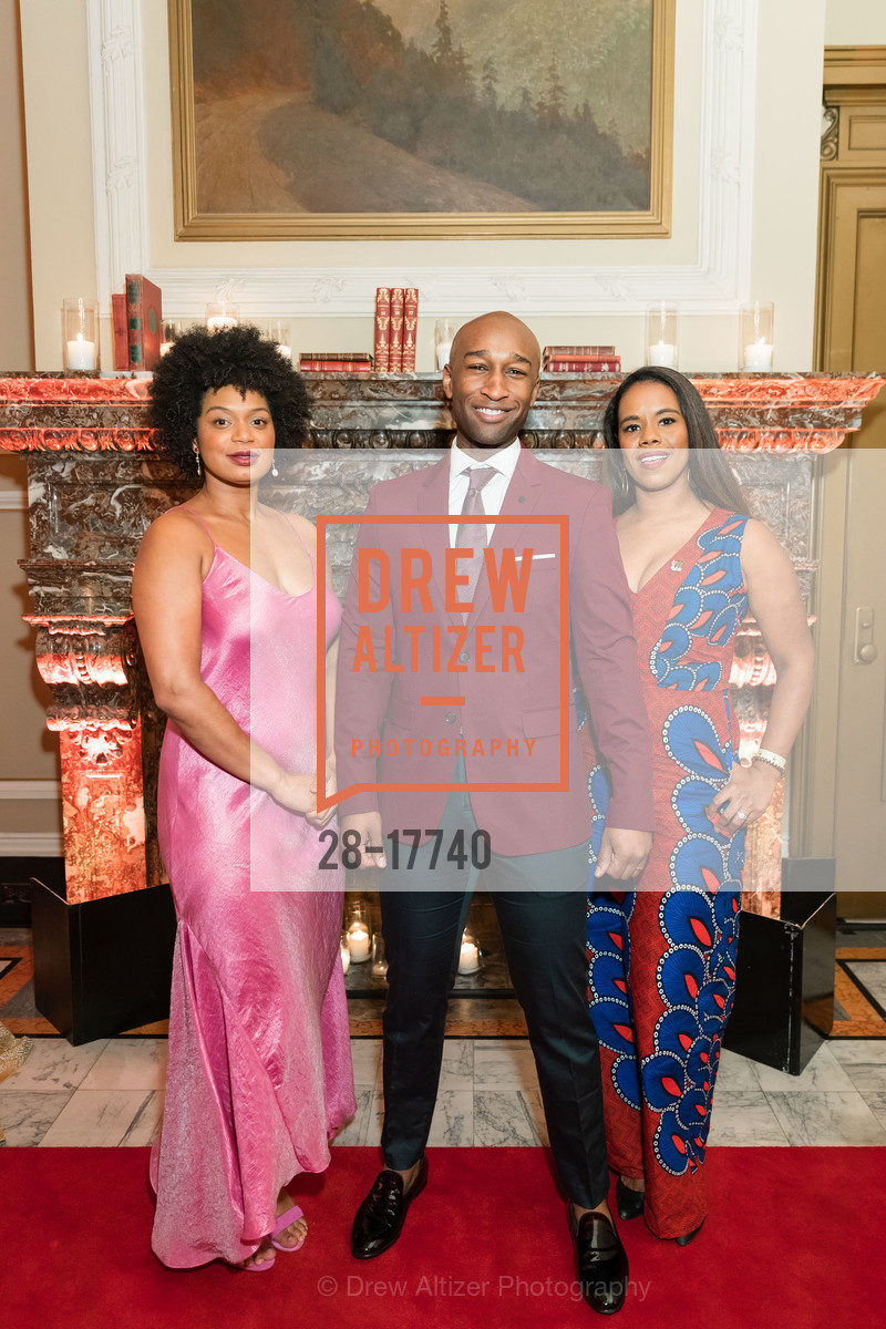 Marja Harmon, Donald Webber Jr., Rebecca E. Covington, Hamilton Opening Night Party, The Hibernia. 1 Jones Street, Photo #28-17740 Marja Harmon, Donald Webber Jr., Rebecca E. Covington, Photo #28-17740