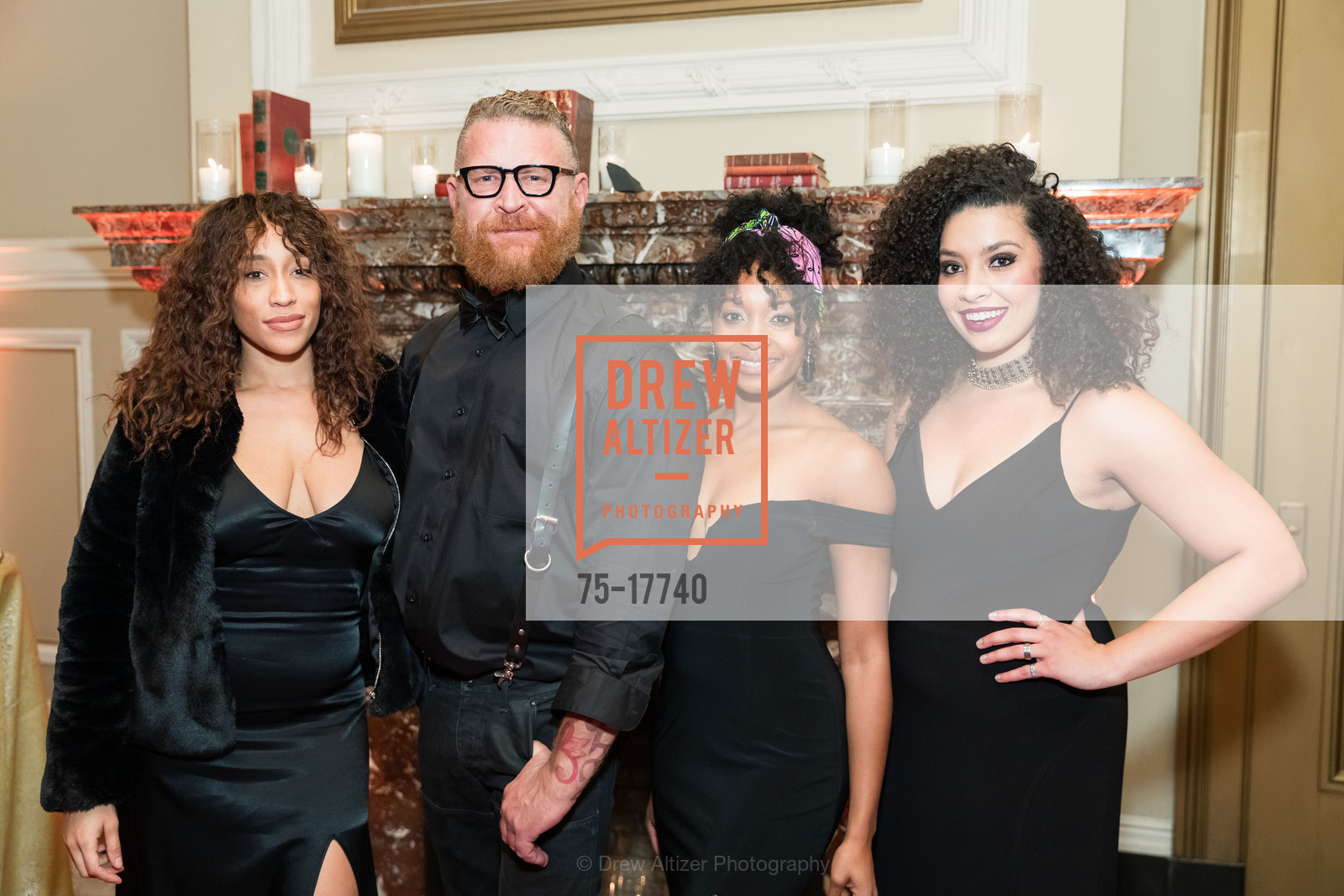 Jennifer Locke, Darrell Terry, Tiffany Mellard, Morgan Anita Wood, Hamilton Opening Night Party, The Hibernia. 1 Jones Street, Photo #75-17740 Jennifer Locke, Darrell Terry, Tiffany Mellard, Morgan Anita Wood, Photo #75-17740