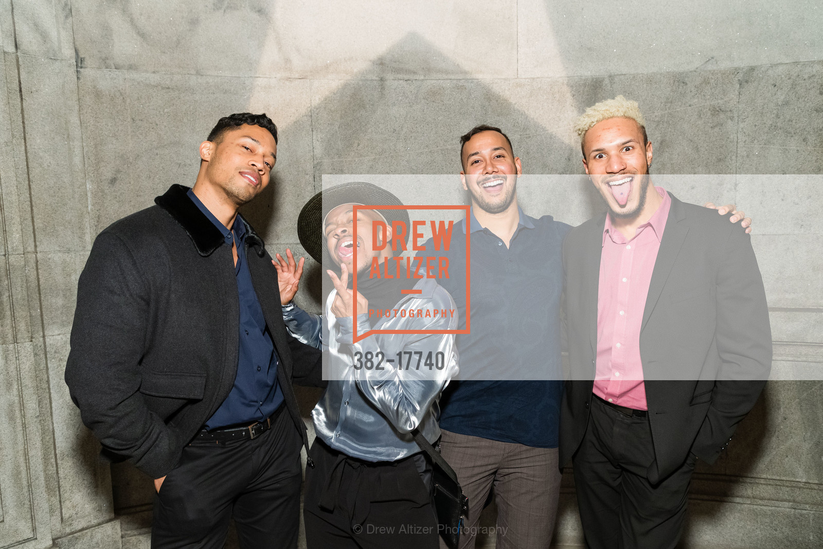 Kai Noah Jones, Dashi Mitchell, Daniel Cohen, Darren Bridges, Hamilton Opening Night Party, The Hibernia. 1 Jones Street, Photo #382-17740 Kai Noah Jones, Dashi Mitchell, Daniel Cohen, Darren Bridges, Photo #382-17740