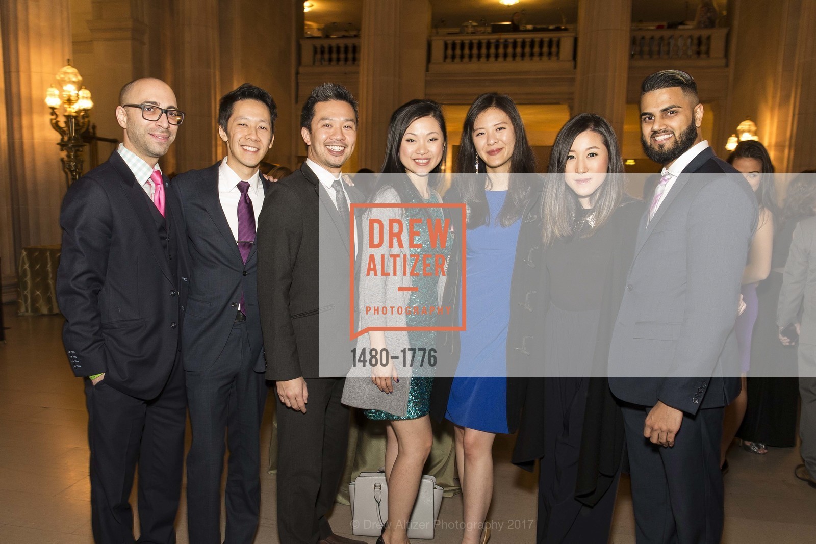 Mark Kazazian, William Pham, Ly Dich, Karen Chung, Claudia Singh, Brenda Hsueh, Shen Yun Gala Night at the War Memorial Opera House, War Memorial Opera House. 301 Van Ness Ave, January 6th, 2017, Photo #1480-1776 Mark Kazazian, William Pham, Ly Dich, Karen Chung, Claudia Singh, Brenda Hsueh, Photo #1480-1776