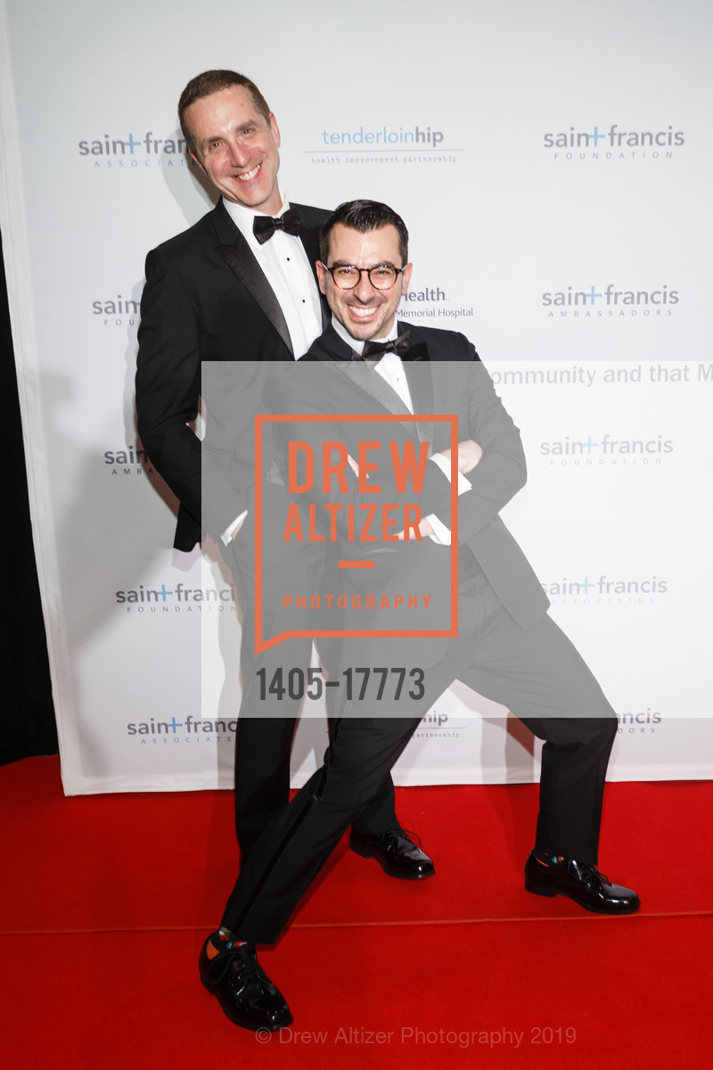 David Stahl, Miguel Ulloa, Saint Francis Foundation Hosts An Intimate Evening with Oscar, Farimont SF Penthouse. 950 Mason Street, February 24th, 2019, Photo #1405-17773 David Stahl, Miguel Ulloa, Photo #1405-17773