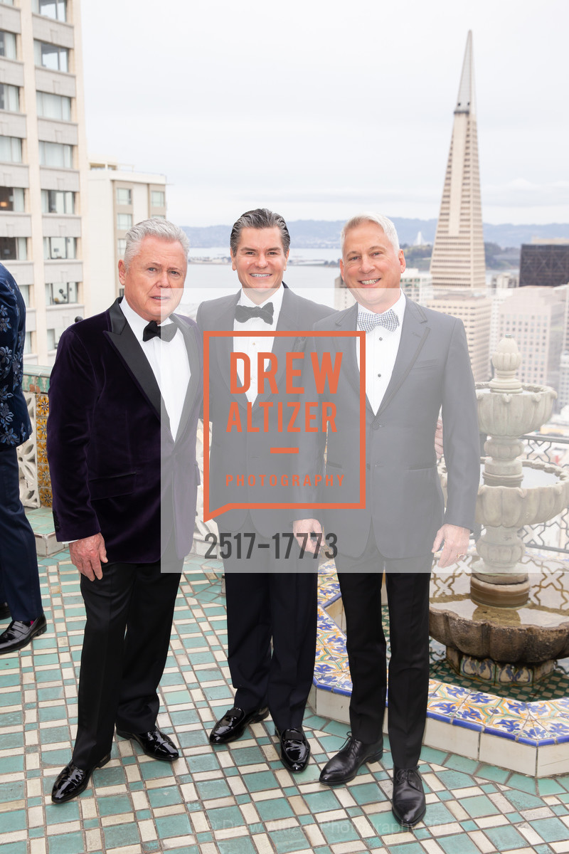 James Bowles, Chris Meza, Larry Boyajian, Saint Francis Foundation Hosts An Intimate Evening with Oscar, Farimont SF Penthouse. 950 Mason Street, February 24th, 2019, Photo #2517-17773 James Bowles, Chris Meza, Larry Boyajian, Photo #2517-17773