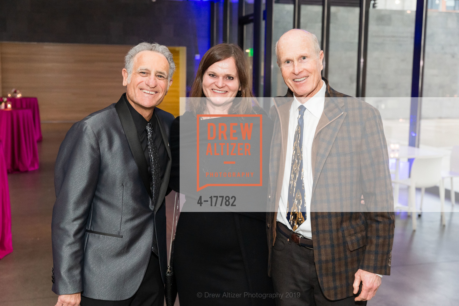 Bob Babbitt, Sarah Kowalczyk, Charles Moore, Challenged Athletes Foundation's A Celebration of Heart Gala 2019, SFMOMA. 151 Third Street, February 27th, 2019, Photo #4-17782 Bob Babbitt, Sarah Kowalczyk, Charles Moore, Photo #4-17782