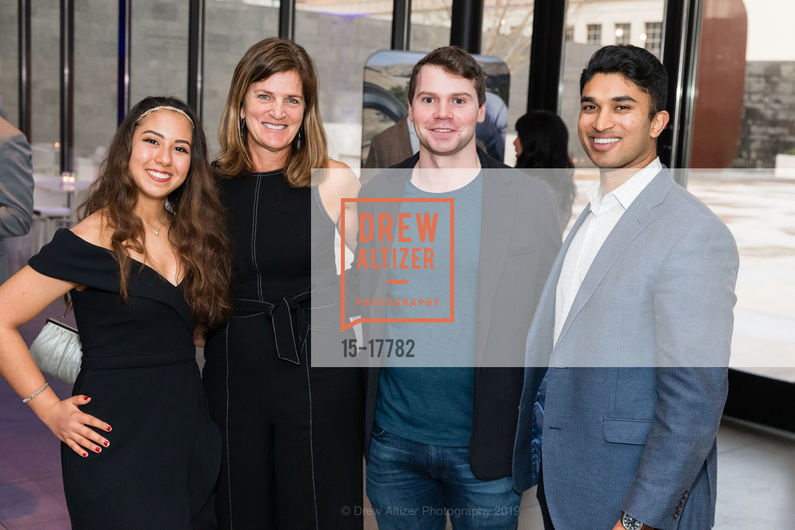 Ella Rodriguez, Nancy Reynolds, Ellis Gould, Aaron Shetland, Challenged Athletes Foundation's A Celebration of Heart Gala 2019, SFMOMA. 151 Third Street, February 27th, 2019, Photo #15-17782 Ella Rodriguez, Nancy Reynolds, Ellis Gould, Aaron Shetland, Photo #15-17782