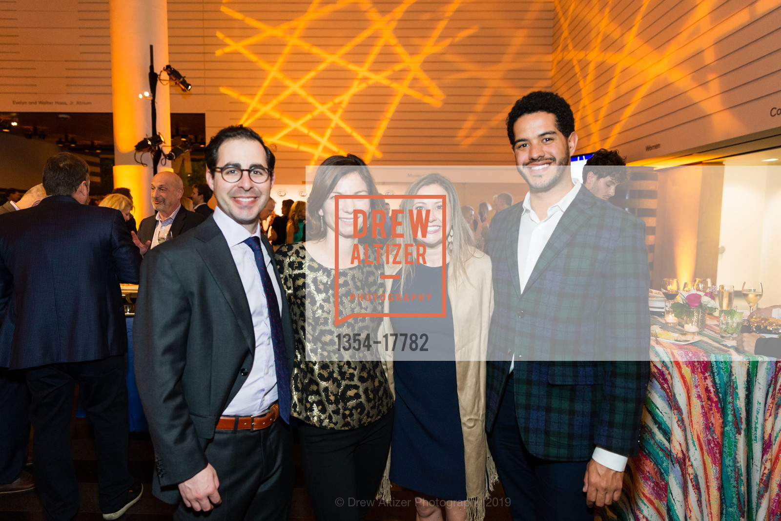 Josh Galland, Veery Maxwell, Margo Wheeler, Daniel Bering, Challenged Athletes Foundation's A Celebration of Heart Gala 2019, SFMOMA. 151 Third Street, February 27th, 2019, Photo #1354-17782 Josh Galland, Veery Maxwell, Margo Wheeler, Daniel Bering, Photo #1354-17782