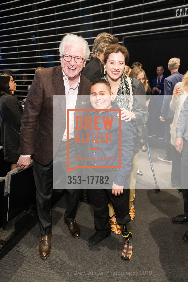 Bob Spotswood, Braulio Noriega, Mary Hayward Eudailey, Challenged Athletes Foundation's A Celebration of Heart Gala 2019, SFMOMA. 151 Third Street, February 27th, 2019, Photo #353-17782 Bob Spotswood, Braulio Noriega, Mary Hayward Eudailey, Photo #353-17782