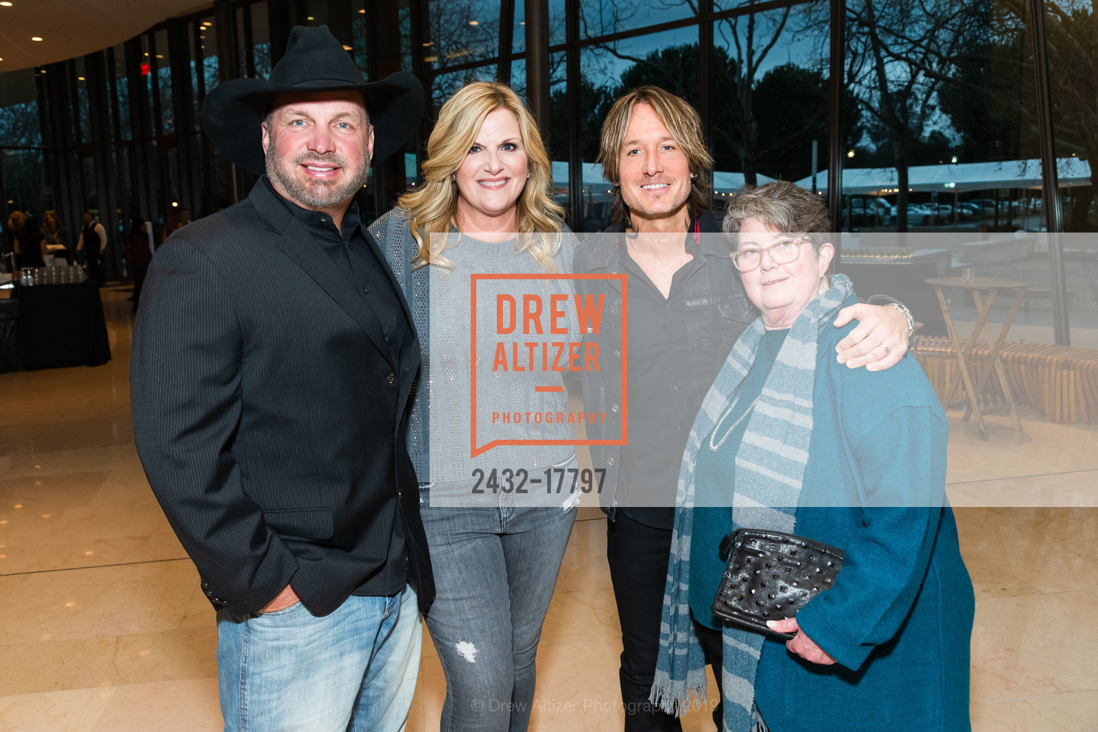 Garth Brooks, Trisha Yearwood, Keith Urban, Deborah Berek, Under One Umbrella - 10th Anniversary, Bing Concert Hall. 327 Lasuen Street, February 27th, 2019, Photo #2432-17797 Garth Brooks, Trisha Yearwood, Keith Urban, Deborah Berek, Photo #2432-17797