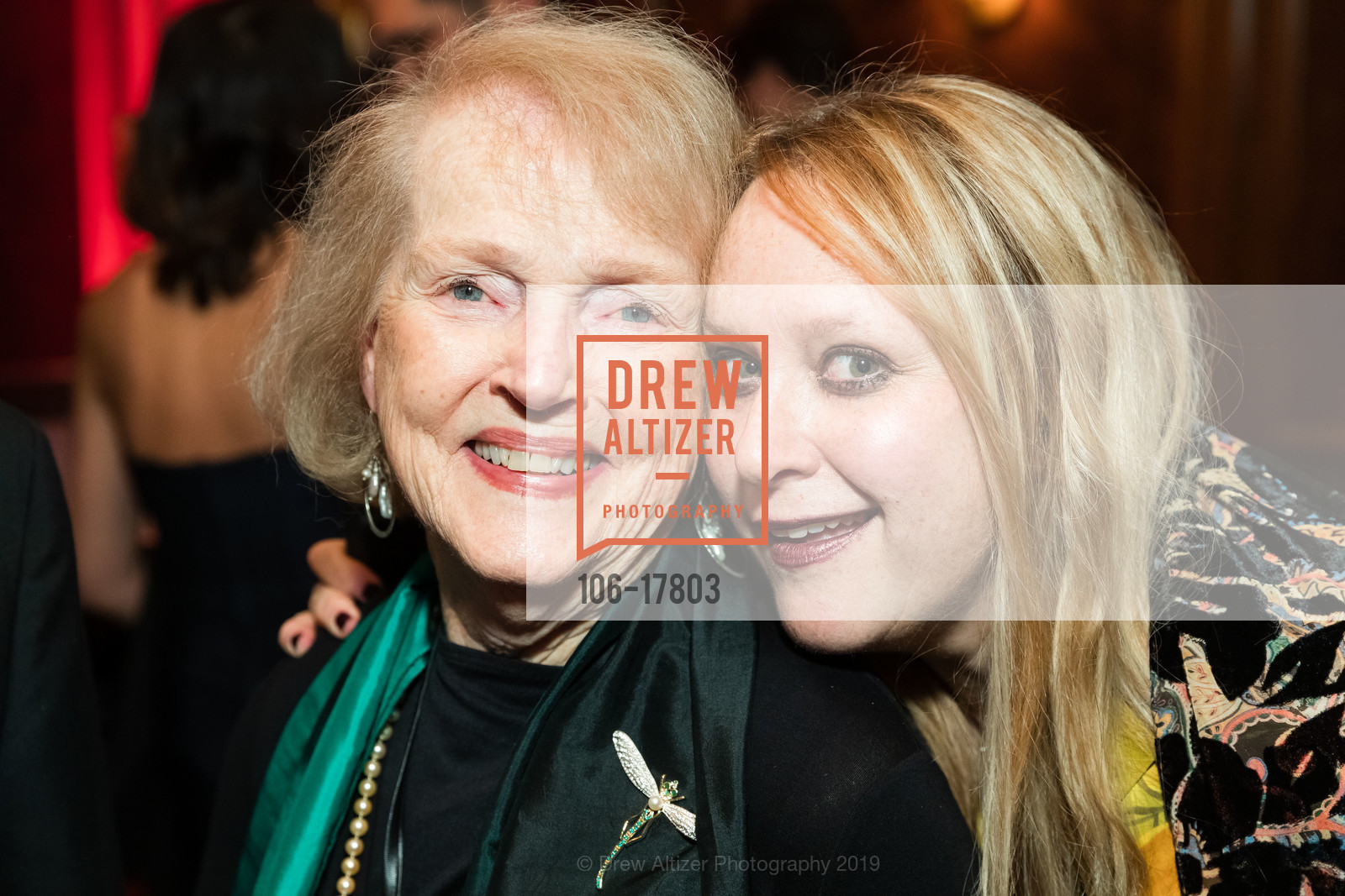 Board President Kay Sprinkel Grace, Executive Director Courtney Beck, Philharmonia Baroque 2019 Winter Gala and Auction, Four Seasons Hotel. 757 Market Street, March 1st, 2019, Photo #106-17803 Board President Kay Sprinkel Grace, Executive Director Courtney Beck, Photo #106-17803