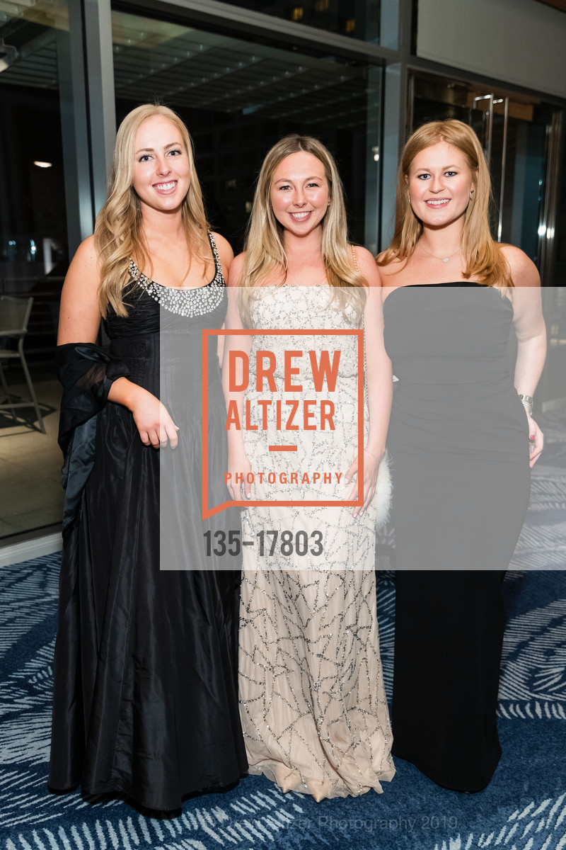 Gigi Harris, Camille Ulam, Sara Jane Stephens, Philharmonia Baroque 2019 Winter Gala and Auction, Four Seasons Hotel. 757 Market Street, March 1st, 2019, Photo #135-17803 Gigi Harris, Camille Ulam, Sara Jane Stephens, Photo #135-17803
