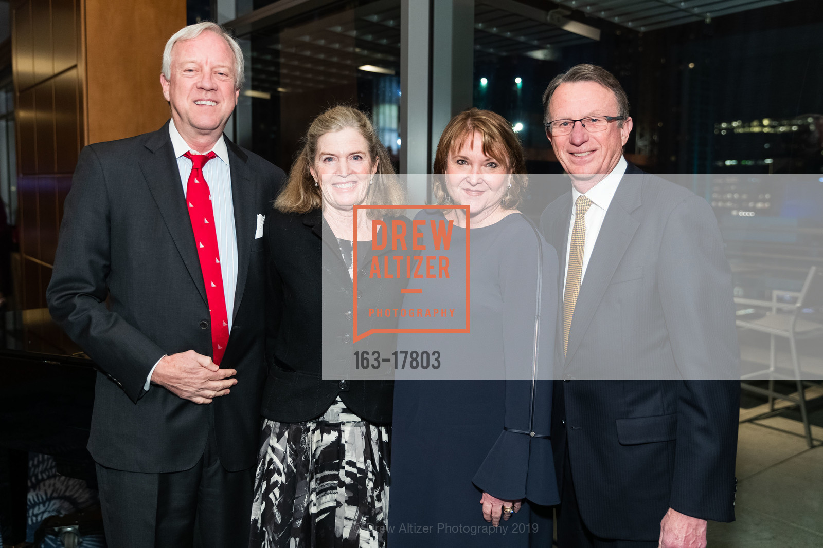 Charles Hulley, Trish Hulley, Susan Tighe, Jim Tighe, Philharmonia Baroque 2019 Winter Gala and Auction, Four Seasons Hotel. 757 Market Street, March 1st, 2019, Photo #163-17803 Charles Hulley, Trish Hulley, Susan Tighe, Jim Tighe, Photo #163-17803