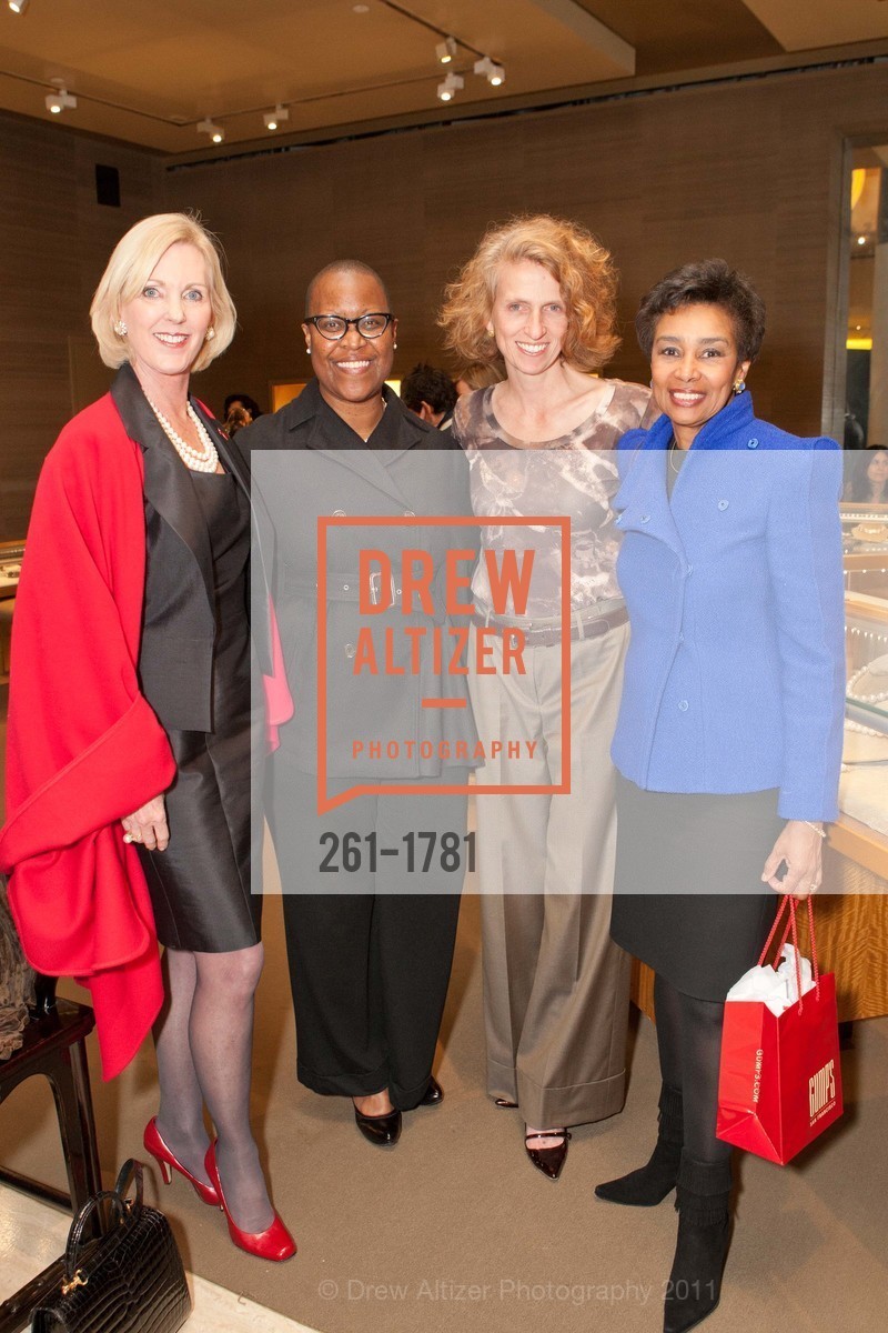 Patricia Sprincin, Carmen Roberson, Marta Benson, Anette Harris, GUMP'S Anicent Moderns Collection Preview and AHAs Go Red For Women Kick Off Party, US, January 12th, 2011, Photo #261-1781 Patricia Sprincin, Carmen Roberson, Marta Benson, Anette Harris, Photo #261-1781