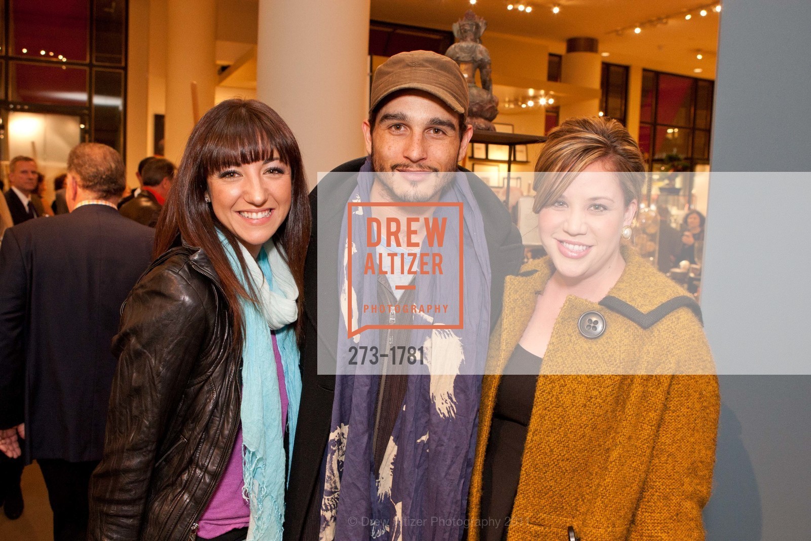 Maggie Saenz, Joshua Lovrin, Sarah Law, GUMP'S Anicent Moderns Collection Preview and AHAs Go Red For Women Kick Off Party, US, January 12th, 2011, Photo #273-1781 Maggie Saenz, Joshua Lovrin, Sarah Law, Photo #273-1781