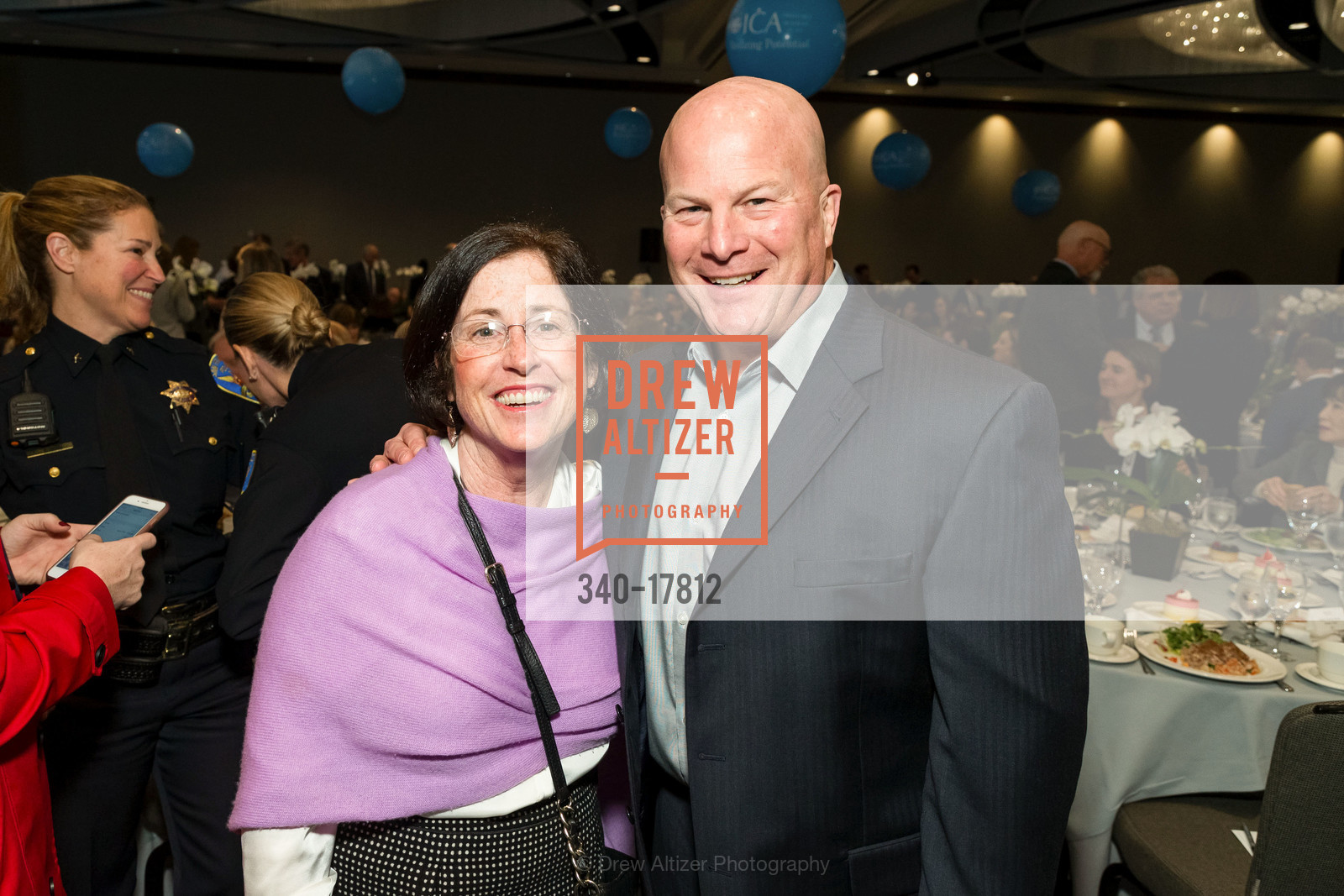 Nancy Crowley, Greg Suhr, ICA Cristo Rey 9th Annual Business Lunch 2019, Hyatt Regency Embarcadero. 5 Embarcadero Center, Photo #340-17812 Nancy Crowley, Greg Suhr, Photo #340-17812