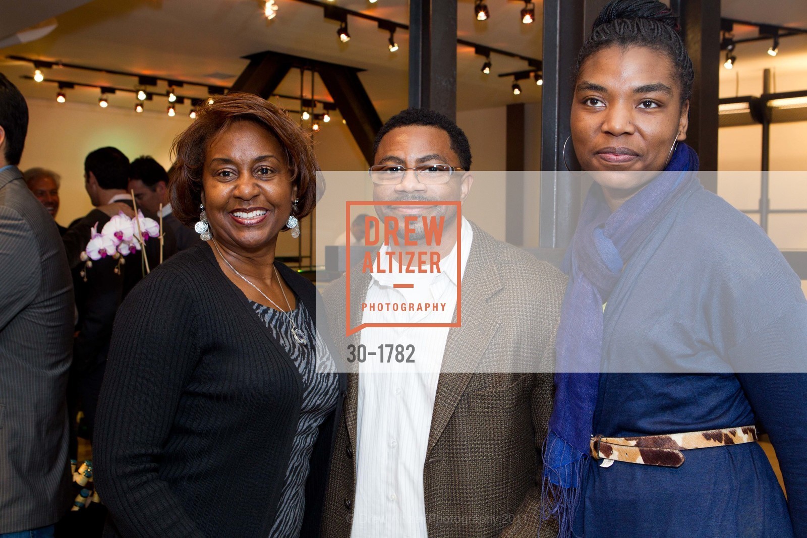 Deborah Estell, Andre Aikins, Demetra Schoby, WILKES BASHFORD POKER PARTY Benefiting Omega Boys Club, Hosted by 11-time World Series of Poker Champion Phil Hellmuth, US, January 12th, 2011, Photo #30-1782 Deborah Estell, Andre Aikins, Demetra Schoby, Photo #30-1782