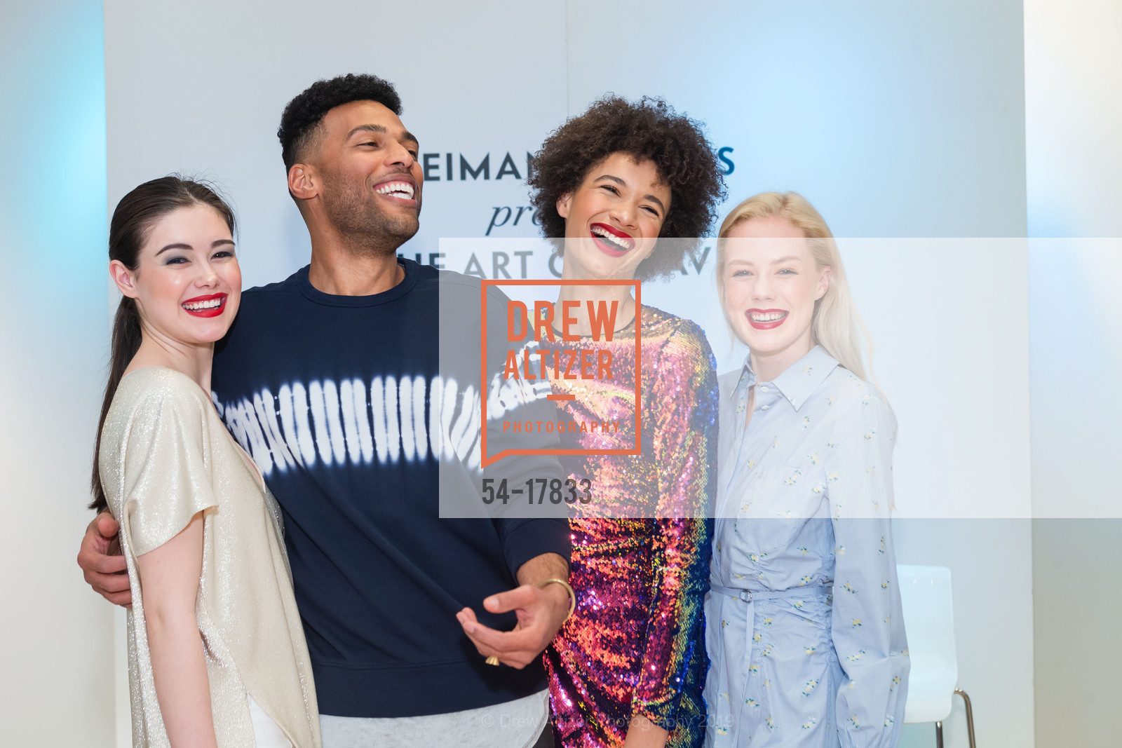 Marlon Wilson, Aly Henry, Alicia Harger, Sara Noelle, Neiman Marcus Presents the Art of Travel with Sydel Curry Lee, Neiman Marcus Walnut Creek. 1000 S Main Street, March 7th, 2019, Photo #54-17833 Marlon Wilson, Aly Henry, Alicia Harger, Sara Noelle, Photo #54-17833