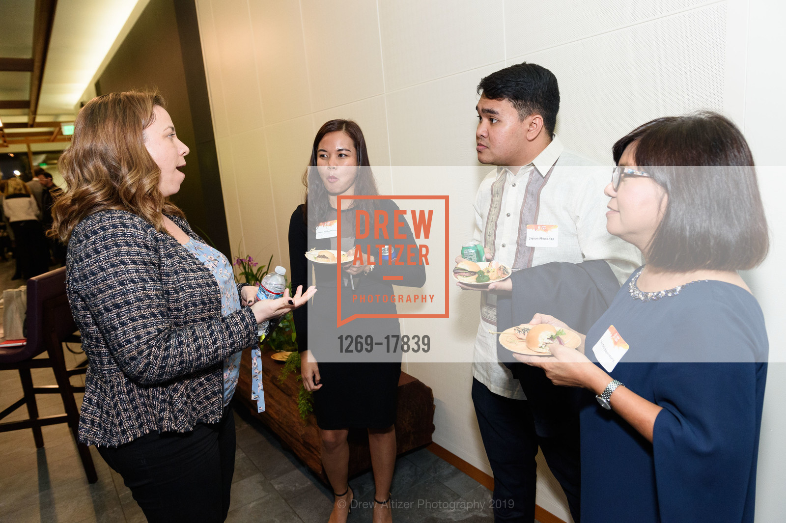 Jessica Hood, Madel Montejo, Jason Mendoza, Tess Bayombong, CARE Scale X Design Challenge 2019, Salesforce Tower East, Ohana Floor. 350 Mission Street, March 7th, 2019, Photo #1269-17839 Jessica Hood, Madel Montejo, Jason Mendoza, Tess Bayombong, Photo #1269-17839