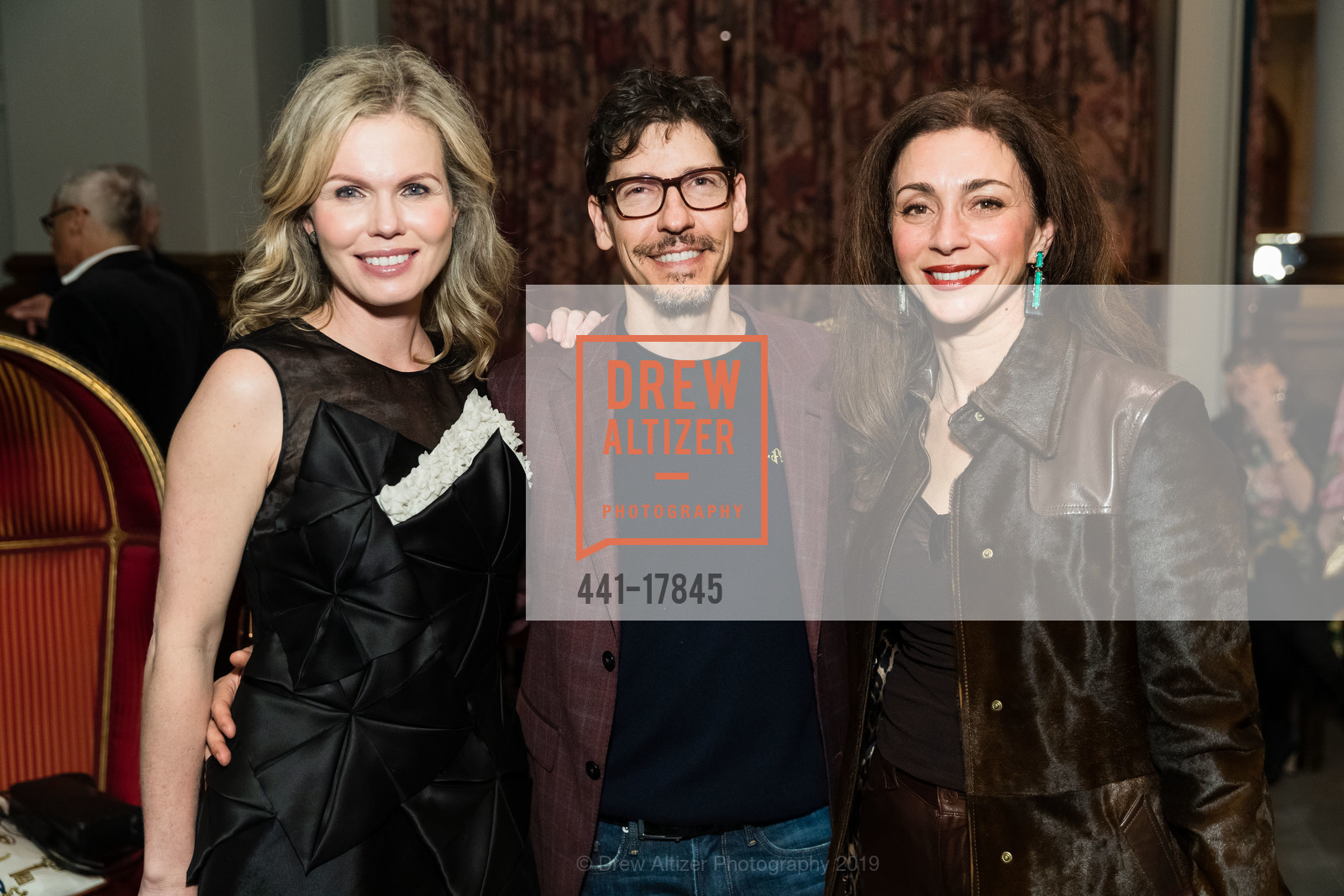 Claire Fluhr, Jeff Fluhr, Maryam Muduruglu, Saint Joseph's Arts Society celebrates Dolce & Gabbana's Book QUEENS, Saint Joseph's Arts Society, March 6th, 2019, Photo #441-17845 Claire Fluhr, Jeff Fluhr, Maryam Muduruglu, Photo #441-17845