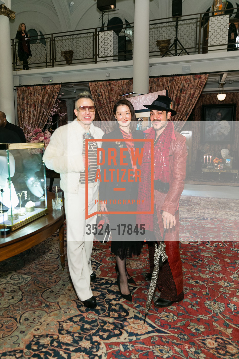 David, Tiffany Wang, John Torso, Saint Joseph's Arts Society celebrates Dolce & Gabbana's Book QUEENS, Saint Joseph's Arts Society, March 6th, 2019, Photo #3524-17845 David, Tiffany Wang, John Torso, Photo #3524-17845