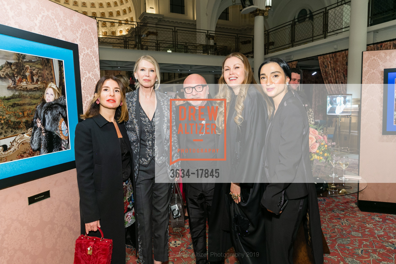 Stella Aminova, Susan Casden, Domenico Dolce, Tatiana Sorokko, Olga Dubrovsky, Saint Joseph's Arts Society celebrates Dolce & Gabbana's Book QUEENS, Saint Joseph's Arts Society, March 6th, 2019, Photo #3634-17845 Stella Aminova, Susan Casden, Domenico Dolce, Tatiana Sorokko, Olga Dubrovsky, Photo #3634-17845