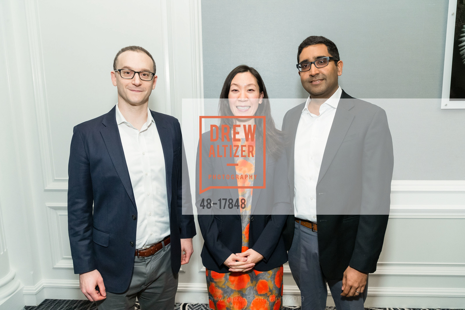 Josh Peck, Audrey Mohan, Vijay Mohan, Bay Area Discovery Museum's Creativity Forum, The Ritz-Carlton San Francisco. 600 Stockton Street San Francisco, California 94108, March 7th, 2019, Photo #48-17848 Josh Peck, Audrey Mohan, Vijay Mohan, Photo #48-17848
