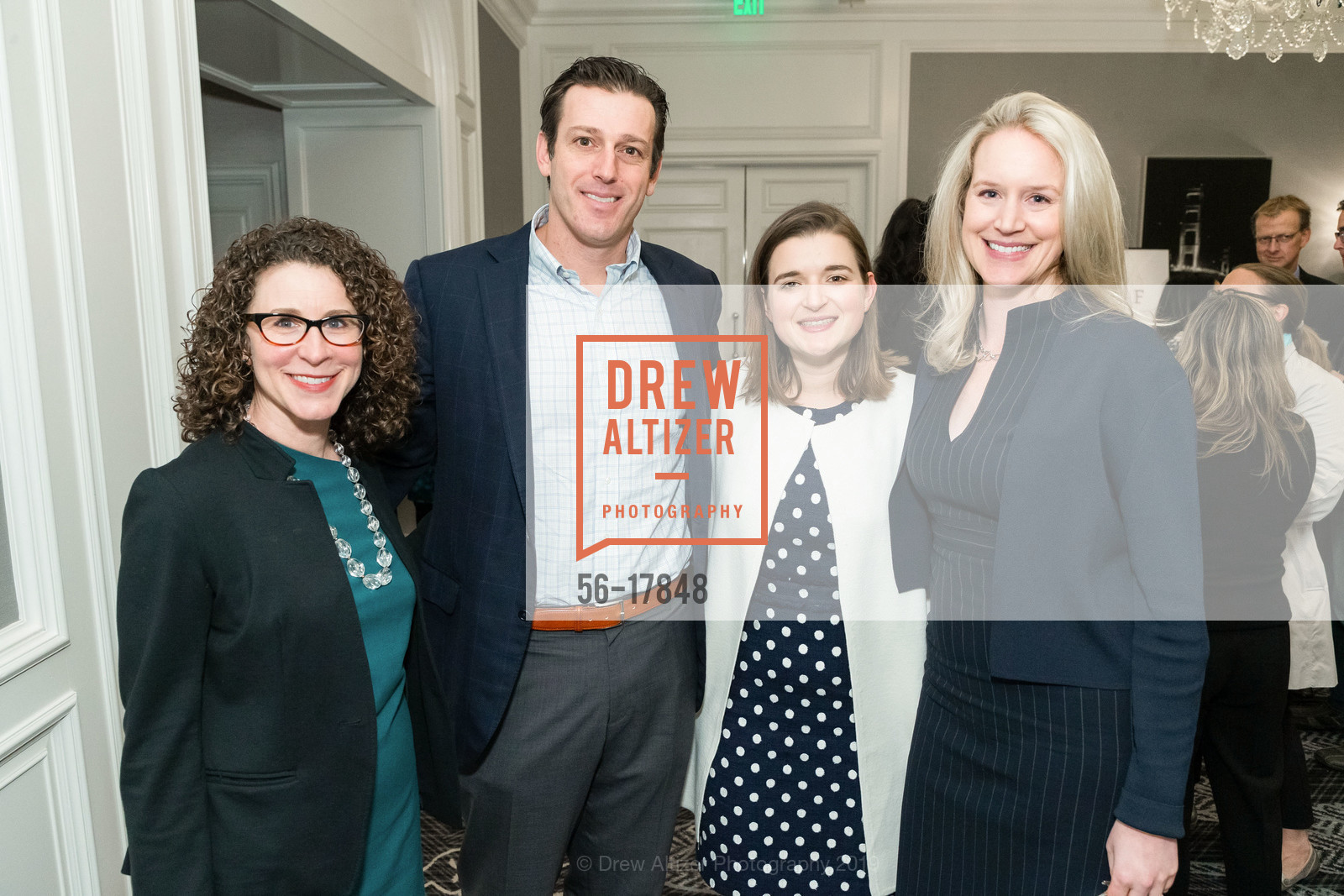 Janine Okmin, Mark Schrumpf, Julia Russell, Katie Hyde, Bay Area Discovery Museum's Creativity Forum, The Ritz-Carlton San Francisco. 600 Stockton Street San Francisco, California 94108, March 7th, 2019, Photo #56-17848 Janine Okmin, Mark Schrumpf, Julia Russell, Katie Hyde, Photo #56-17848