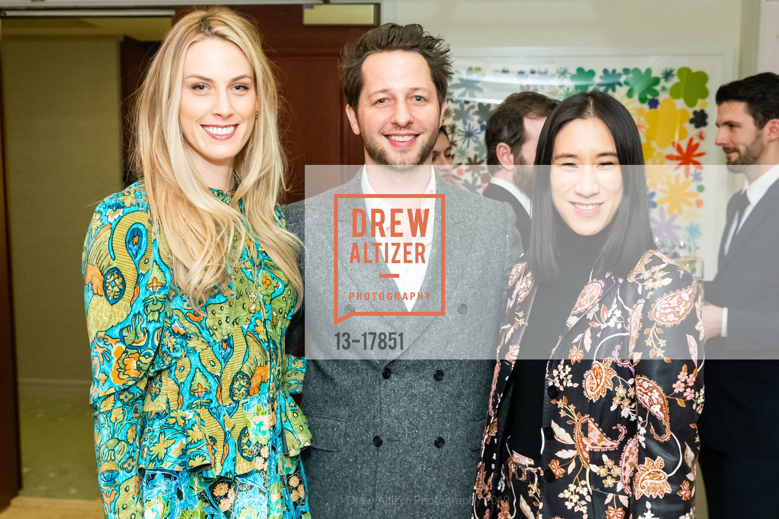 Selby Drummond, Derek Blasberg, Eva Chen, Fashion X Tech Cocktail Reception for Friends of the MET Costume Institute, Private Residence, March 7th, 2019, Photo #13-17851 Selby Drummond, Derek Blasberg, Eva Chen, Photo #13-17851