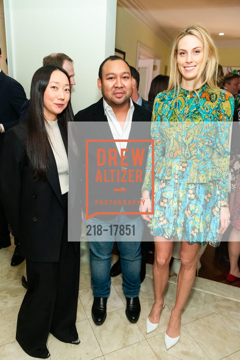 Nancy Choy, Didit Hediprasetyo, Selby Drummond, Fashion X Tech Cocktail Reception for Friends of the MET Costume Institute, Private Residence, March 7th, 2019, Photo #218-17851 Nancy Choy, Didit Hediprasetyo, Selby Drummond, Photo #218-17851