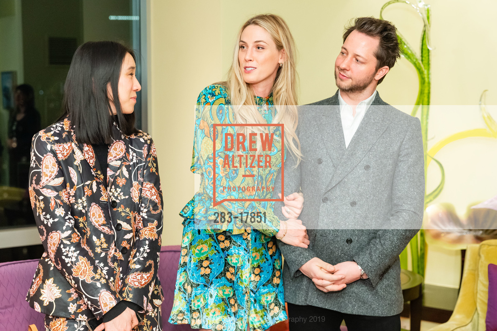 Eva Chen, Selby Drummond, Derek Blasberg, Fashion X Tech Cocktail Reception for Friends of the MET Costume Institute, Private Residence, March 7th, 2019, Photo #283-17851 Eva Chen, Selby Drummond, Derek Blasberg, Photo #283-17851