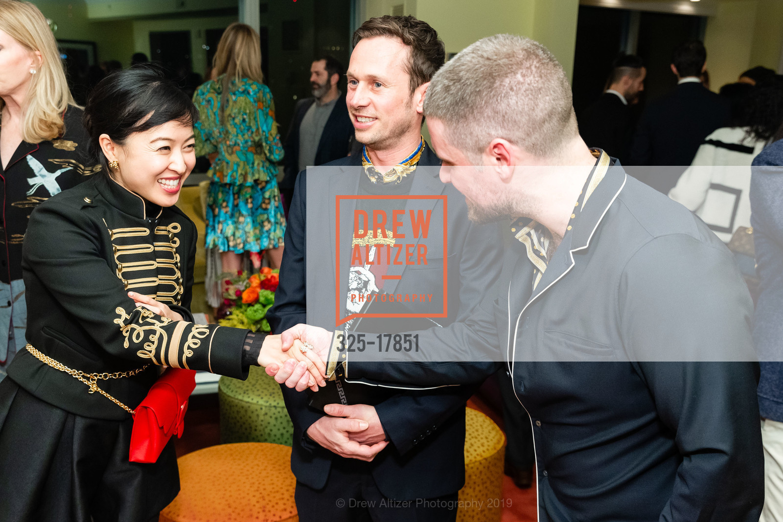 Coral Chen, Edward Cromack, Dean Quinn, Fashion X Tech Cocktail Reception for Friends of the MET Costume Institute, Private Residence, March 7th, 2019, Photo #325-17851 Coral Chen, Edward Cromack, Dean Quinn, Photo #325-17851