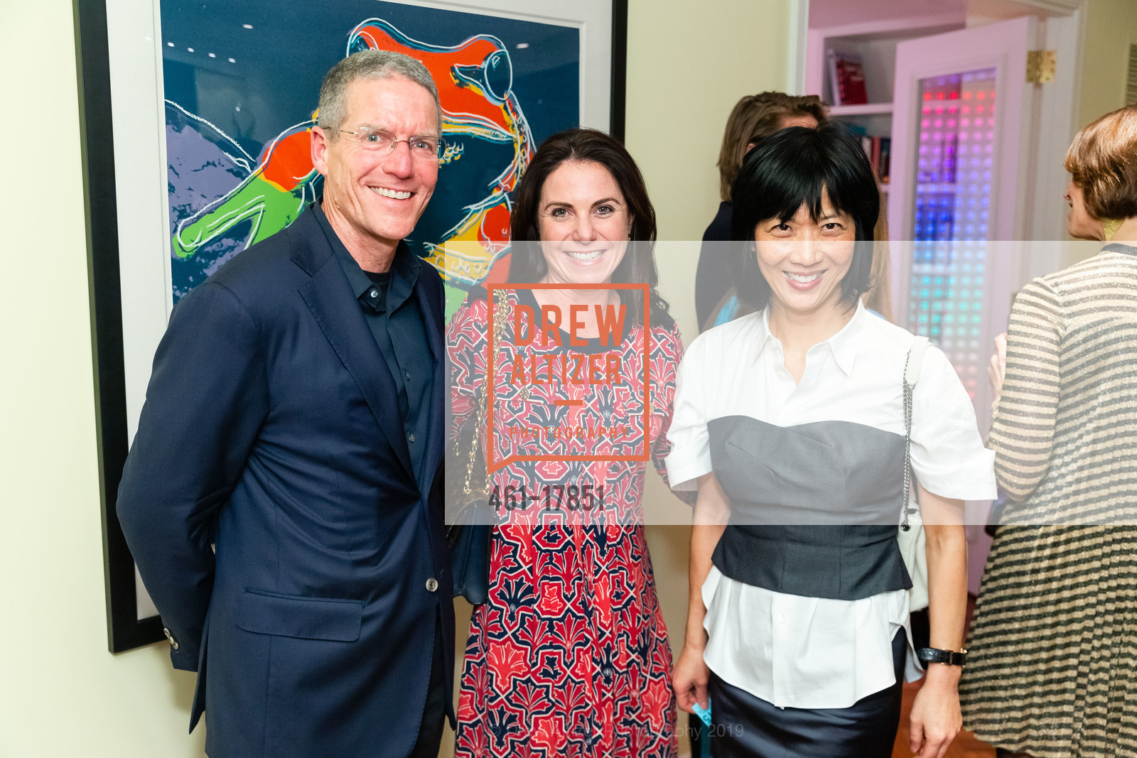 Eric Chilton, Laine Siklos, Julie Choi, Fashion X Tech Cocktail Reception for Friends of the MET Costume Institute, Private Residence, March 7th, 2019, Photo #461-17851 Eric Chilton, Laine Siklos, Julie Choi, Photo #461-17851