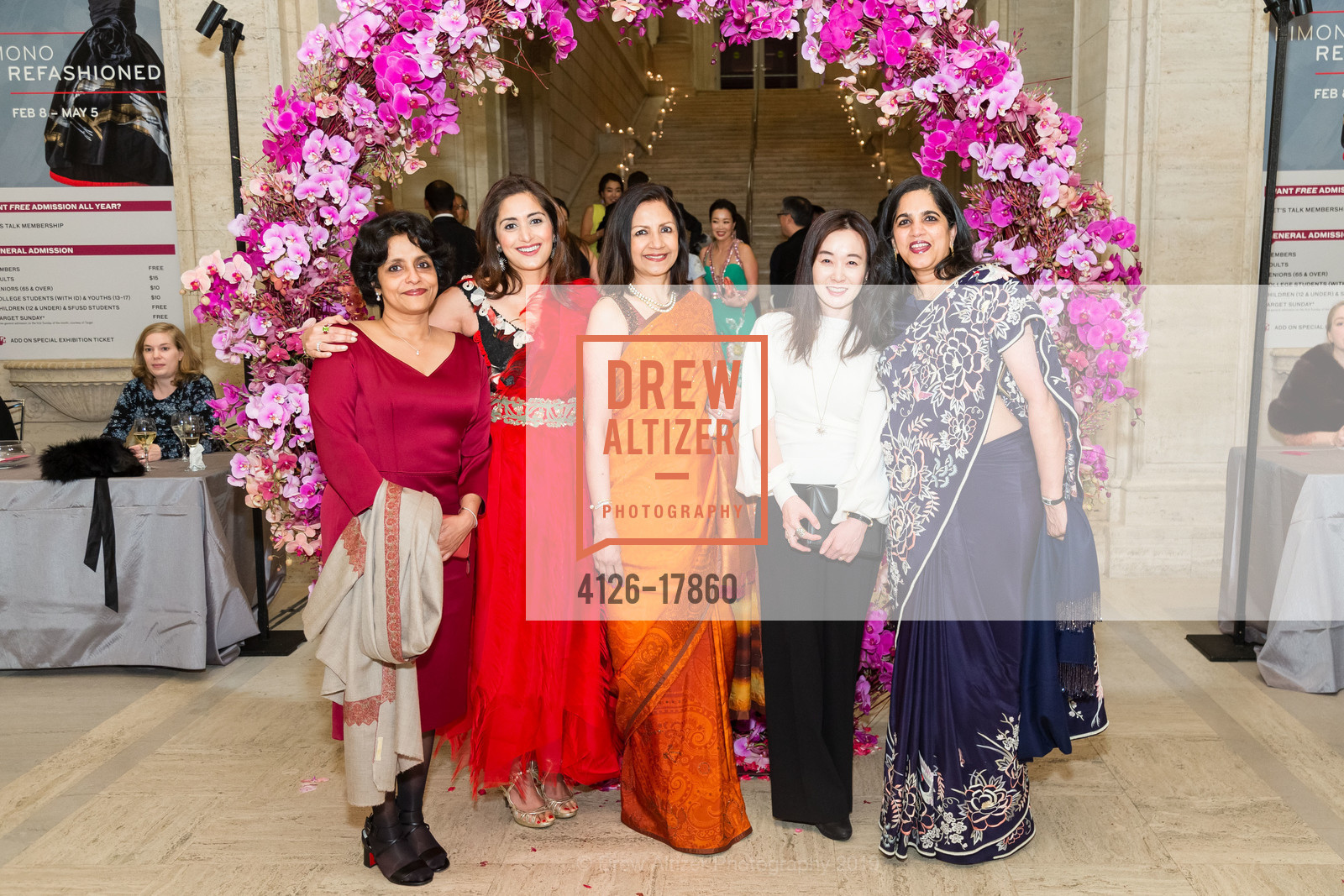 Gayathri Rajan, Shweta Siraj Mehta, Songyee Yoon, Madhu Ahujam, Vijay Shriram, Asian Art Museum Gala 2019, Asian Art Museum, March 7th, 2019, Photo #4126-17860 Gayathri Rajan, Shweta Siraj Mehta, Songyee Yoon, Madhu Ahujam, Vijay Shriram, Photo #4126-17860