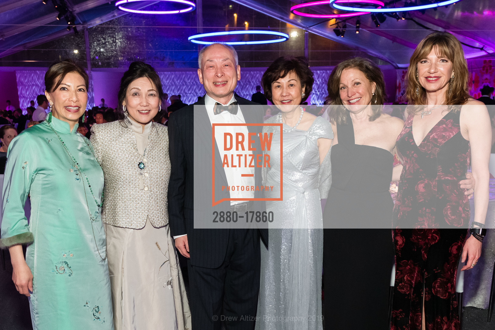 Michelle Tai, Adele Chen, William Tai, Selina Cha, Pamela Devenney, Baba Rosario, Asian Art Museum Gala 2019, Asian Art Museum, March 7th, 2019, Photo #2880-17860 Michelle Tai, Adele Chen, William Tai, Selina Cha, Pamela Devenney, Baba Rosario, Photo #2880-17860