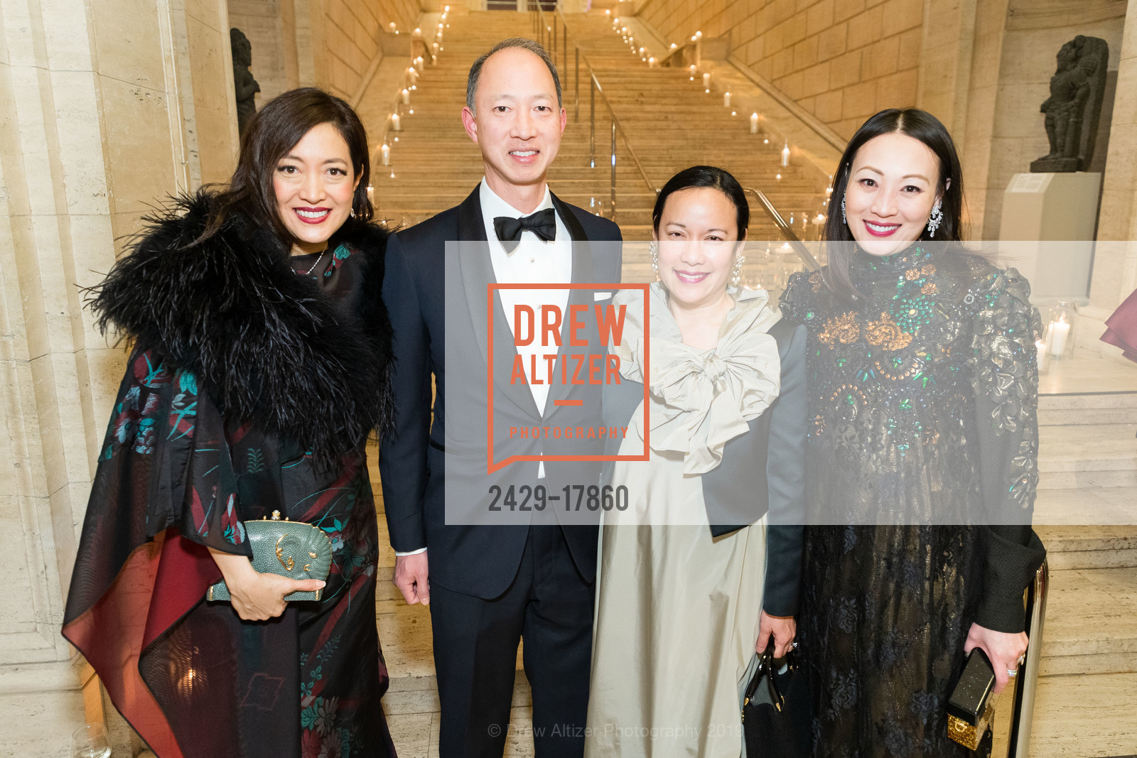 Aey Phanachet, Roger Kuo, Julia Wong, Helina Au, Asian Art Museum Gala 2019, Asian Art Museum, March 7th, 2019, Photo #2429-17860 Aey Phanachet, Roger Kuo, Julia Wong, Helina Au, Photo #2429-17860