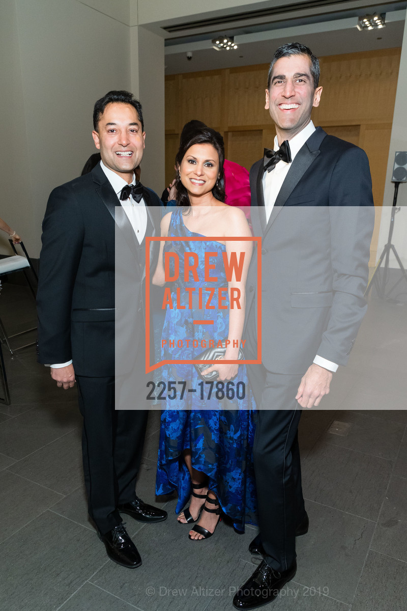 DJ Deb, Reena Agrawal, Raj Agrawal, Asian Art Museum Gala 2019, Asian Art Museum, March 7th, 2019, Photo #2257-17860 DJ Deb, Reena Agrawal, Raj Agrawal, Photo #2257-17860