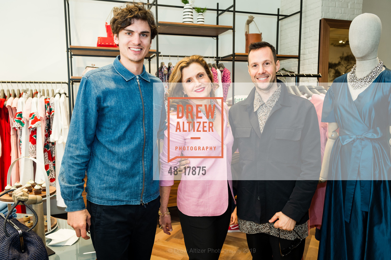 Alessandro Franze, Carol Edgarian, Marco Conti, Weekend MaxMara Launch Party 2019, Stanford Shopping Center, March 14th, 2019, Photo #48-17875 Alessandro Franze, Carol Edgarian, Marco Conti, Photo #48-17875