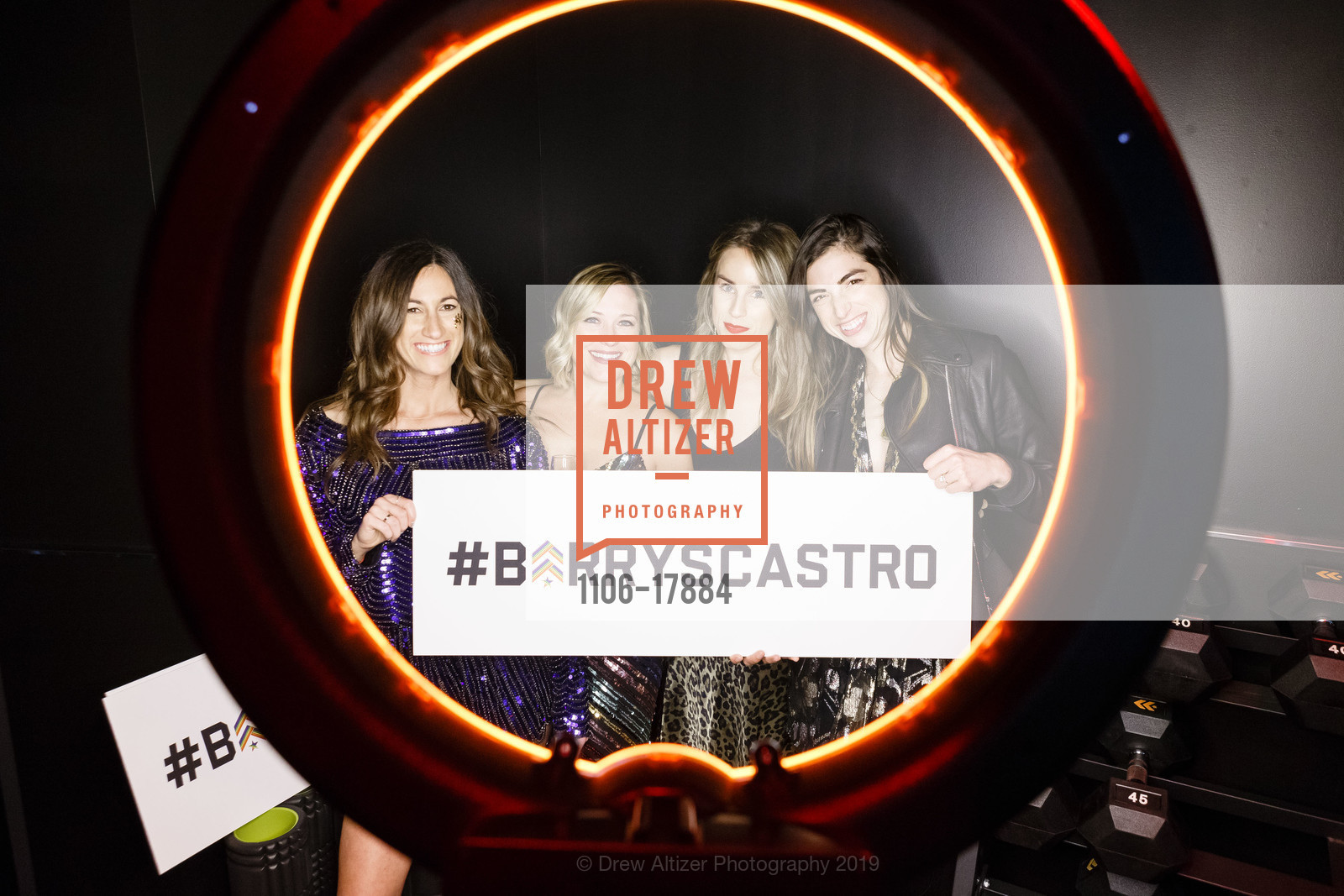 Kaleigh Shafer, Jackie Ditty, Emma Elfving, Erin Ashby, Barry's Bootcamp Castro Grand Opening Celebration, Barry's Bootcamp Castro. 2280 Market Street, March 14th, 2019, Photo #1106-17884 Kaleigh Shafer, Jackie Ditty, Emma Elfving, Erin Ashby, Photo #1106-17884