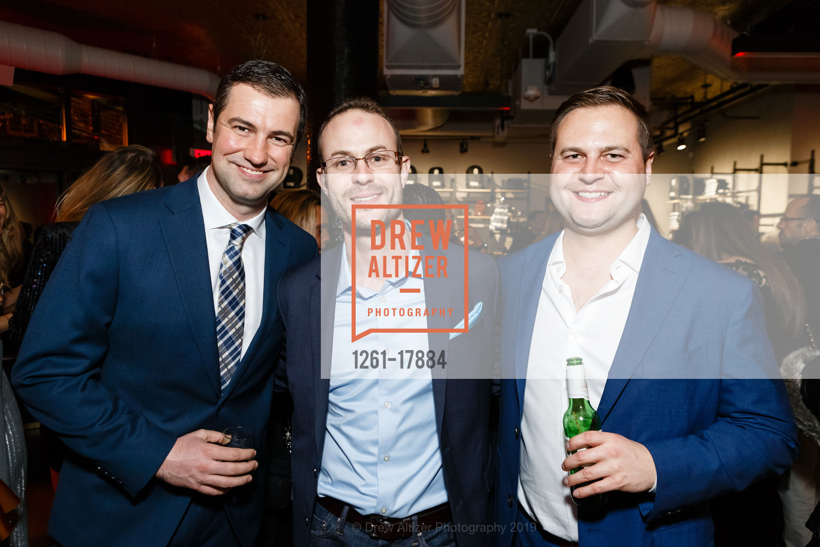 Ray Mastre, Steve Aldrich, Tom Burst, Barry's Bootcamp Castro Grand Opening Celebration, Barry's Bootcamp Castro. 2280 Market Street, March 14th, 2019, Photo #1261-17884 Ray Mastre, Steve Aldrich, Tom Burst, Photo #1261-17884