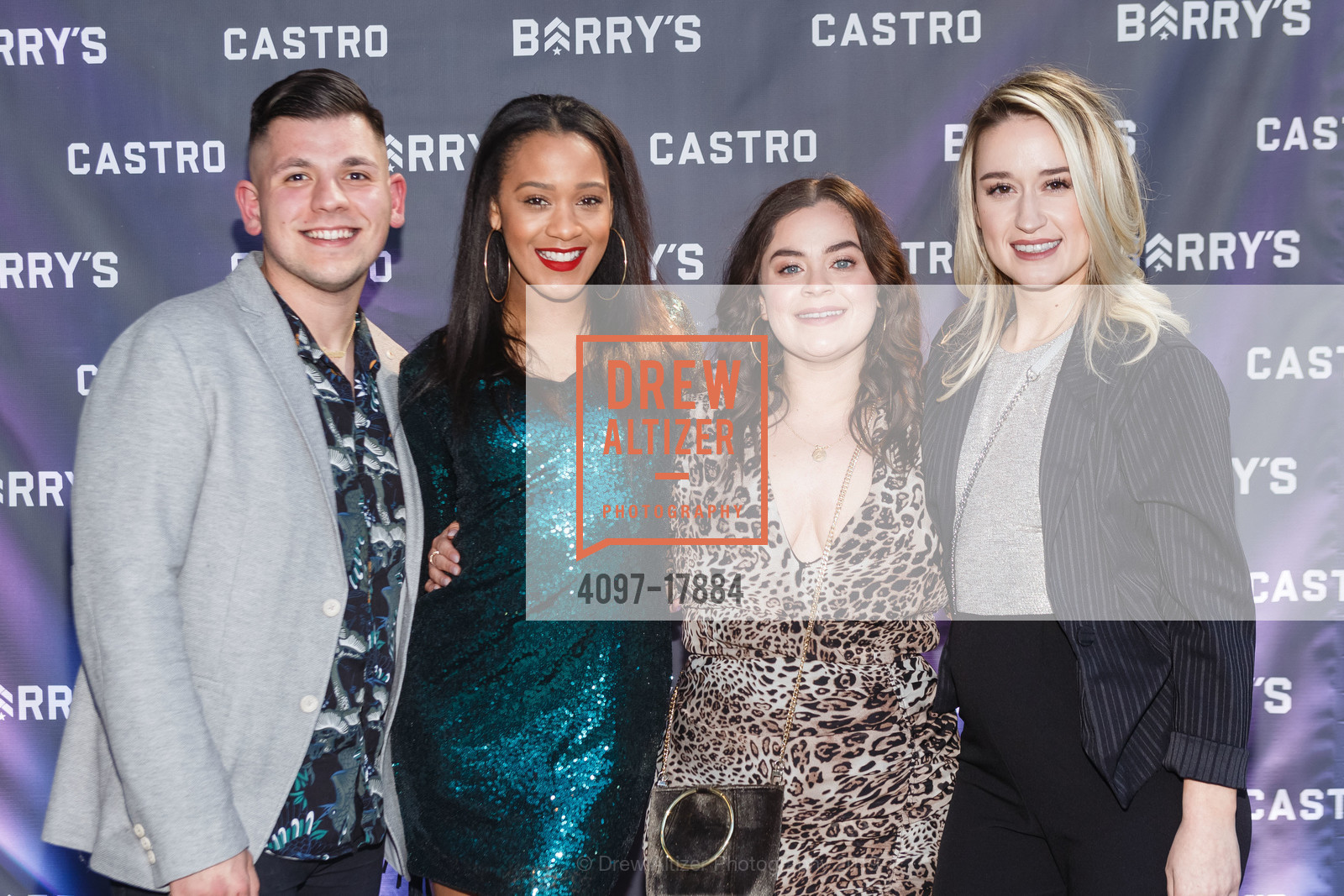 Luis De Las Salas, Tarah McCoy, Sam Cardenas, Melanie Tackett, Barry's Bootcamp Castro Grand Opening Celebration, Barry's Bootcamp Castro. 2280 Market Street, March 14th, 2019, Photo #4097-17884 Luis De Las Salas, Tarah McCoy, Sam Cardenas, Melanie Tackett, Photo #4097-17884