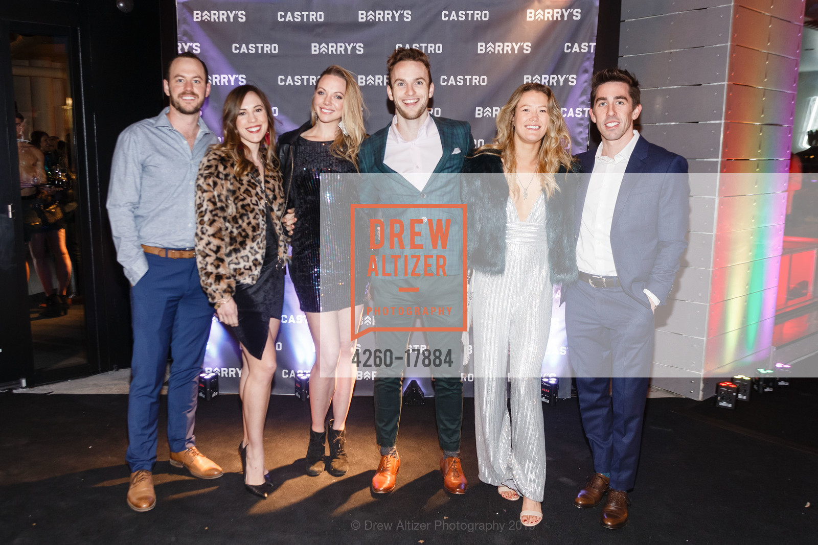 Colin Hall, Amanda Ulrichsen, Erin Hall, Gray Sanderson, Georgia Fitzgerald, Chris Layda, Barry's Bootcamp Castro Grand Opening Celebration, Barry's Bootcamp Castro. 2280 Market Street, March 14th, 2019, Photo #4260-17884 Colin Hall, Amanda Ulrichsen, Erin Hall, Gray Sanderson, Georgia Fitzgerald, Chris Layda, Photo #4260-17884