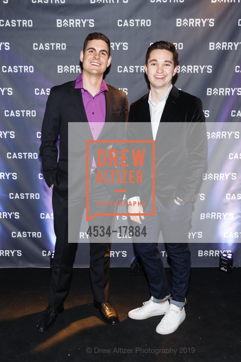 Brad Bergeron, Aaron Auchincloss, Barry's Bootcamp Castro Grand Opening Celebration, Barry's Bootcamp Castro. 2280 Market Street, March 14th, 2019, Photo #4534-17884 Brad Bergeron, Aaron Auchincloss, Photo #4534-17884