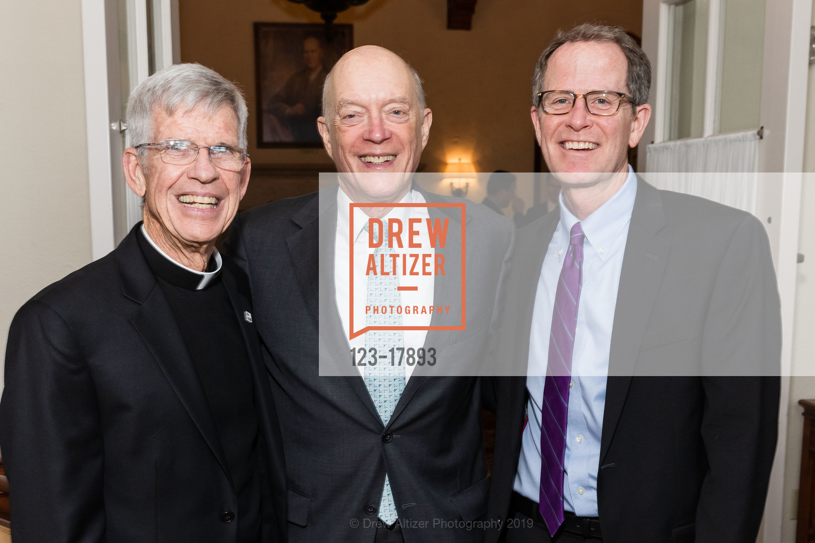 Fr. Stephen Privett, Rabbi Stephen Pearce, David Donahue, Photo #123-17893
