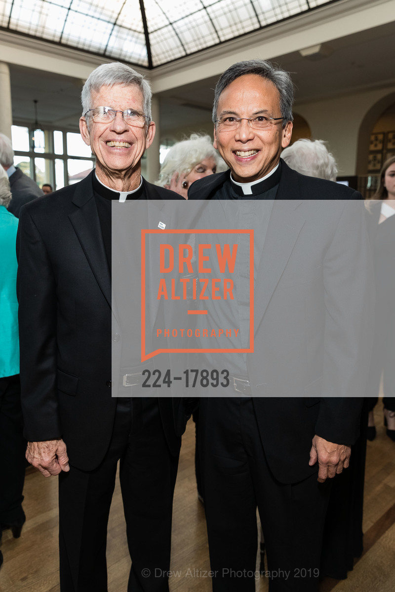 Fr. Stephen Privett, Fr. Sonny Manuel, 2019 Leo T. McCarthy Award Celebration, The Olympic Club, Lakeside Clubhouse, March 14th, 2019, Photo #224-17893 Fr. Stephen Privett, Fr. Sonny Manuel, Photo #224-17893