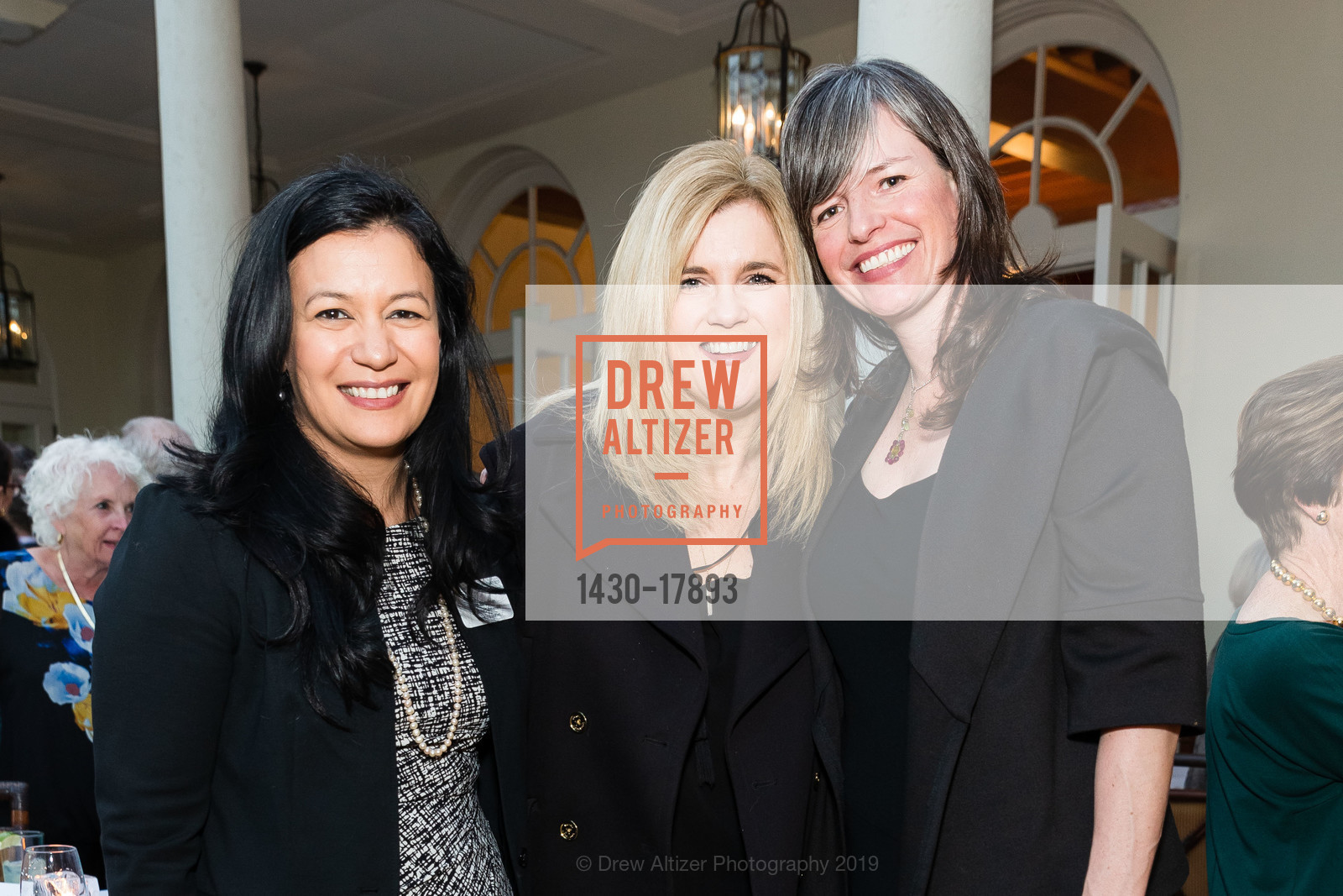 Tina Burgelman, Michelle Lavine, Sarah Merrell, 2019 Leo T. McCarthy Award Celebration, The Olympic Club, Lakeside Clubhouse, March 14th, 2019, Photo #1430-17893 Tina Burgelman, Michelle Lavine, Sarah Merrell, Photo #1430-17893