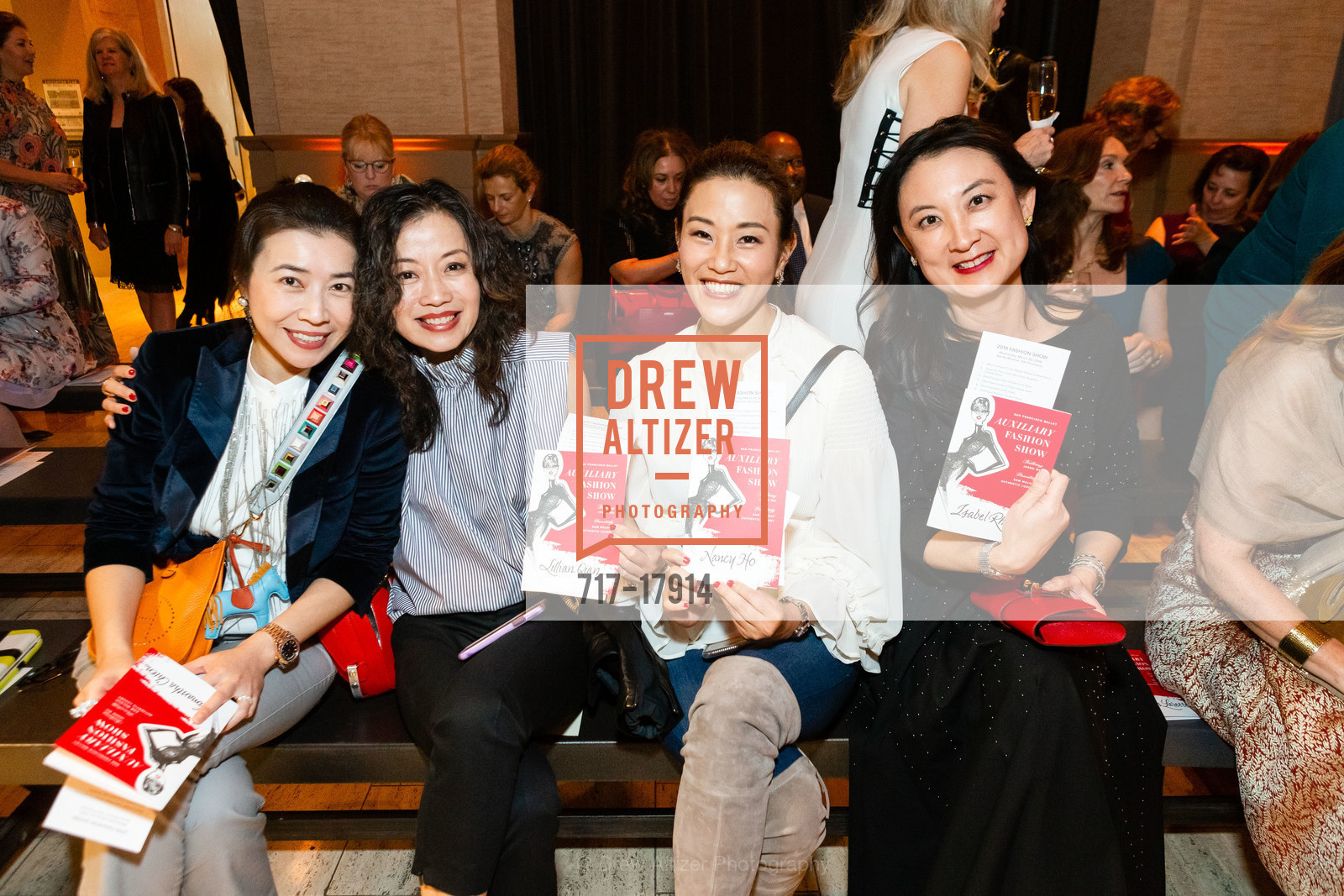 Nancy Ho, Isabel Rhee, Samantha Chien, Lillian Qian, San Francisco Ballet Auxiliary Fashion Show 2019, Bently Reserve. 301 Battery S, Photo #717-17914 Nancy Ho, Isabel Rhee, Samantha Chien, Lillian Qian, Photo #717-17914