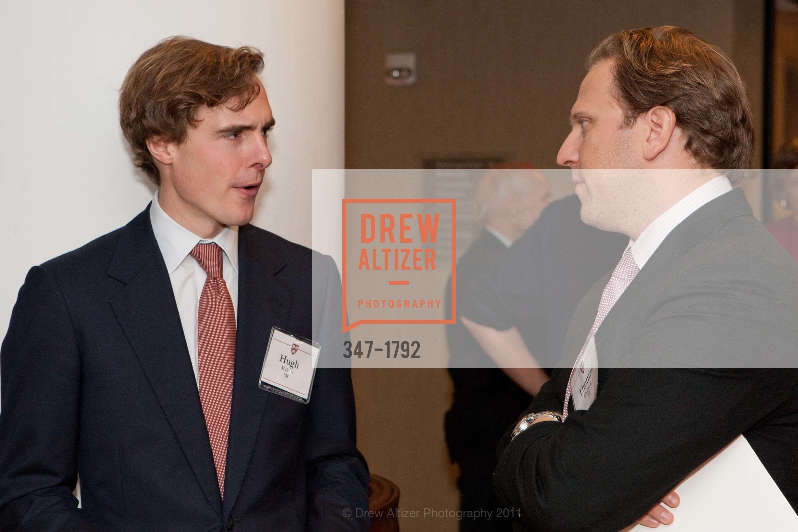 Hugh Malone, Thomas Chalberg, HARVARD UNIVERSITY ALUMNI ASSOCIATION and HARVARD COLLEGE FUND Present Harvard ReConnect - Day 2, US, January 21st, 2011, Photo #347-1792 Hugh Malone, Thomas Chalberg, Photo #347-1792