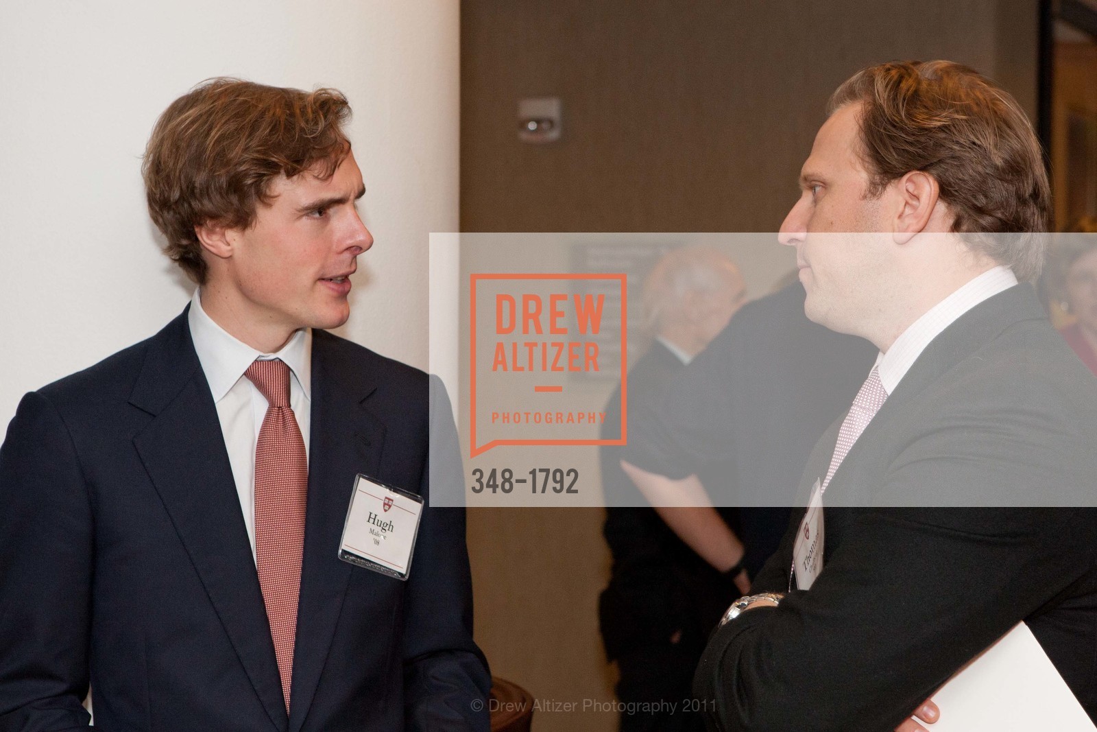 Hugh Malone, Thomas Chalberg, HARVARD UNIVERSITY ALUMNI ASSOCIATION and HARVARD COLLEGE FUND Present Harvard ReConnect - Day 2, US, January 21st, 2011, Photo #348-1792 Hugh Malone, Thomas Chalberg, Photo #348-1792