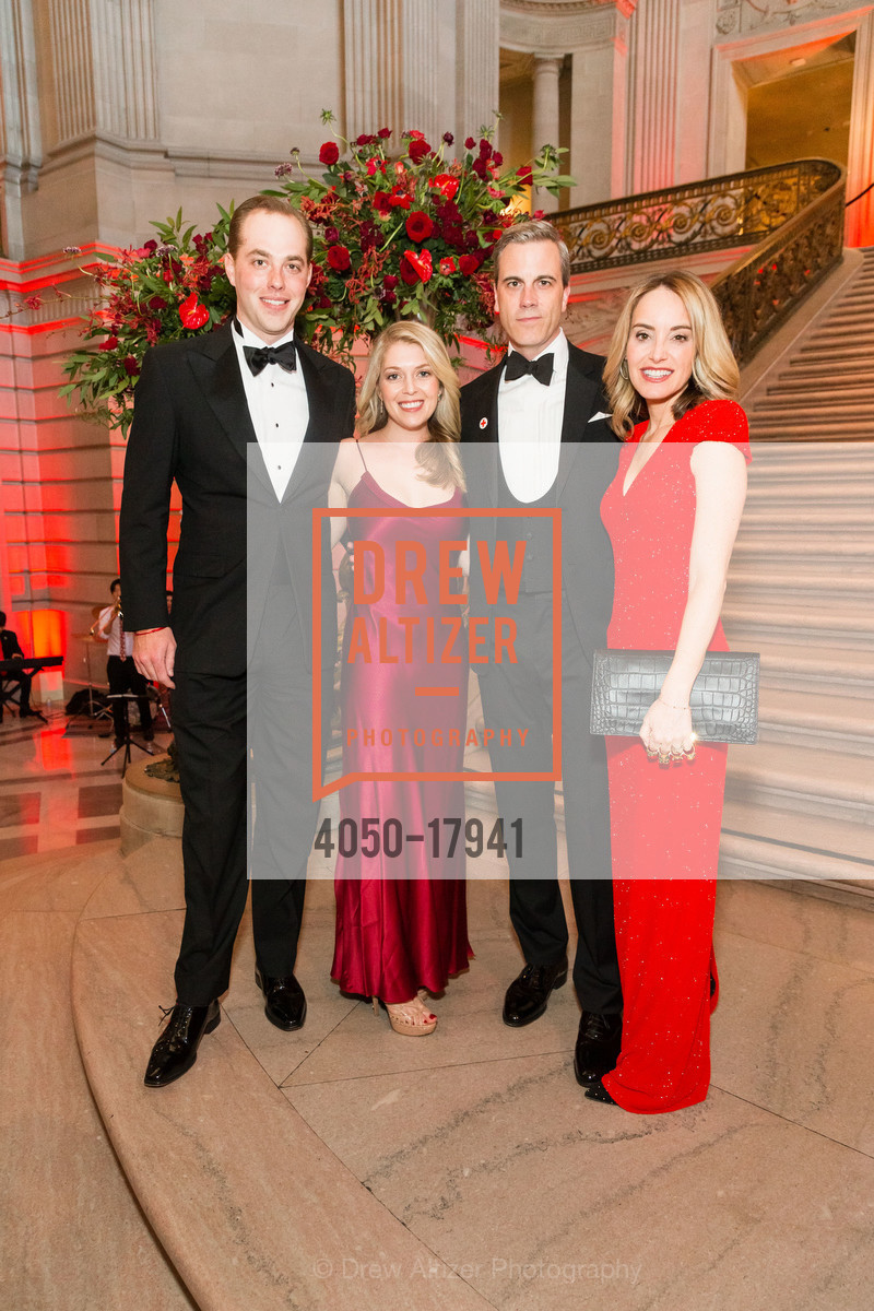 Anders Jones, Alexis Georgeson, Jonathan Haswell, Lindsey Haswell, Red Cross Gala 2019, City Hall. 1 Dr Carlton B Goodlett Pl, San Francisco, CA 94102, Photo #4050-17941 Anders Jones, Alexis Georgeson, Jonathan Haswell, Lindsey Haswell, Photo #4050-17941
